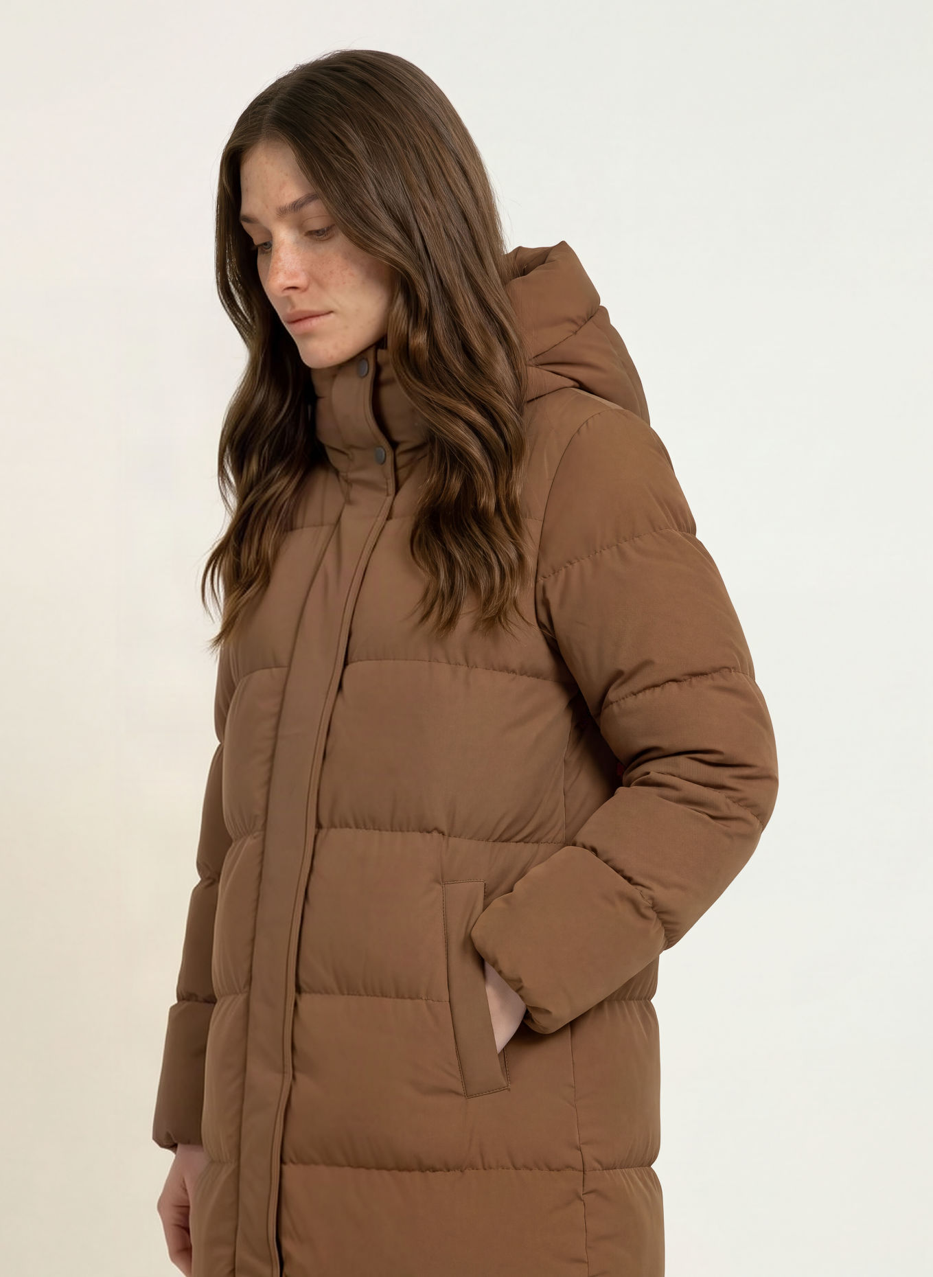WOOLRICH MADISON Down coat: BROWN