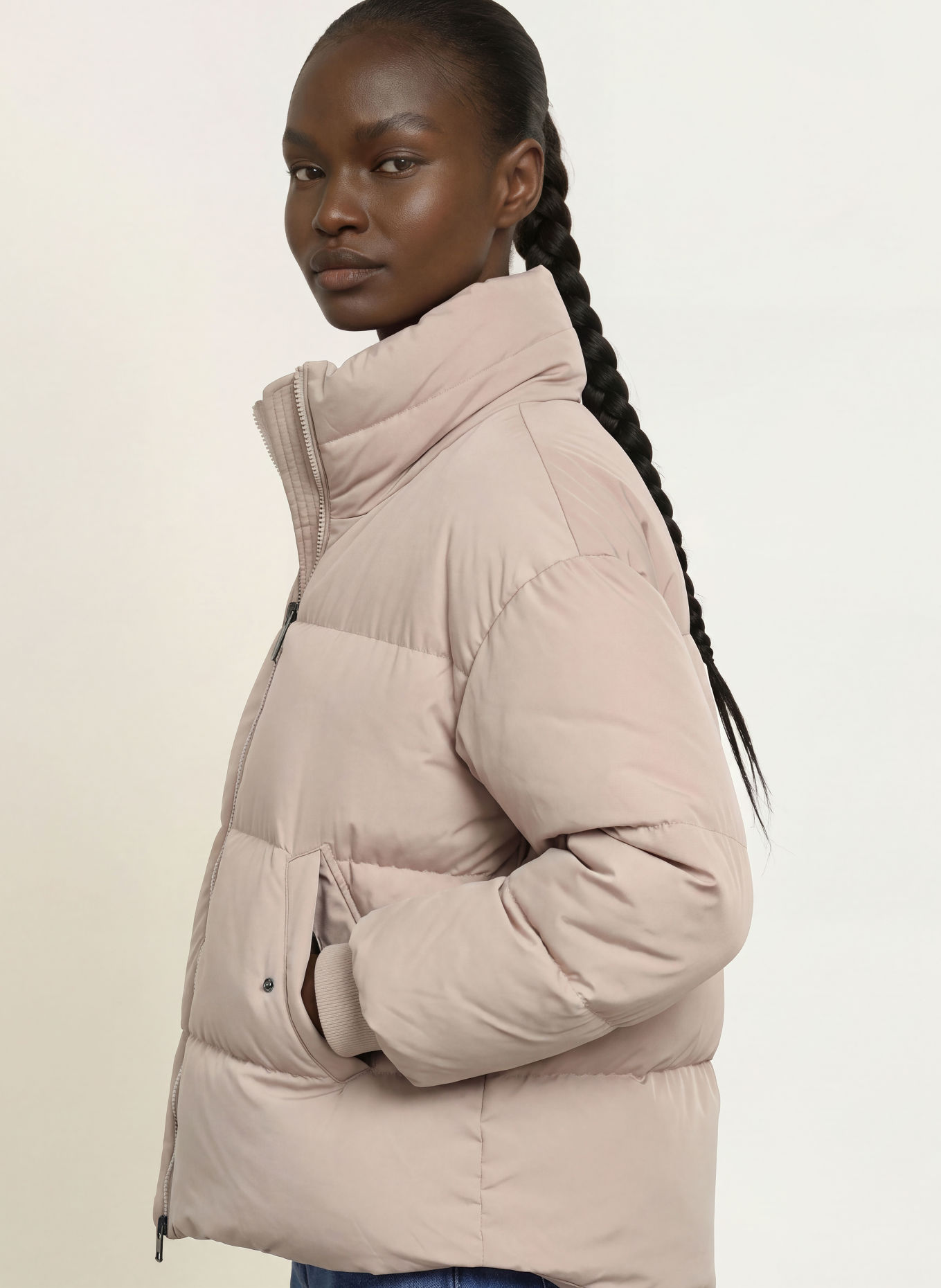 WOOLRICH KELLY Down Jacket: LIGHT GRAY