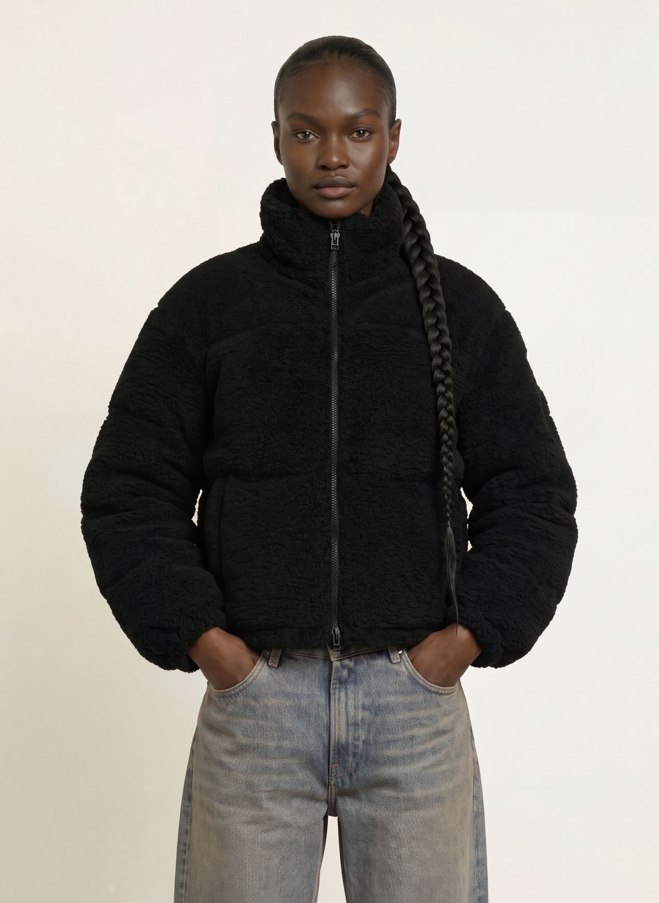 CANADA GOOSE FALLON Down Jacket: BLACK