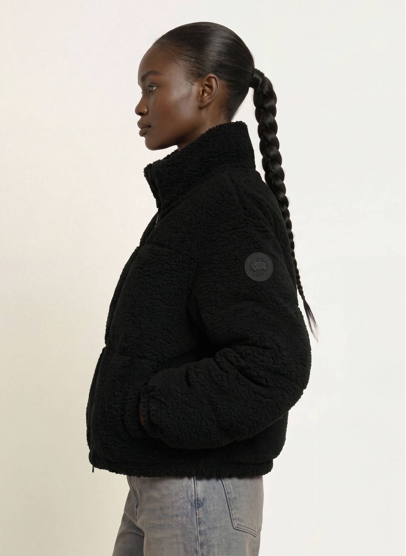 CANADA GOOSE FALLON Down Jacket: BLACK