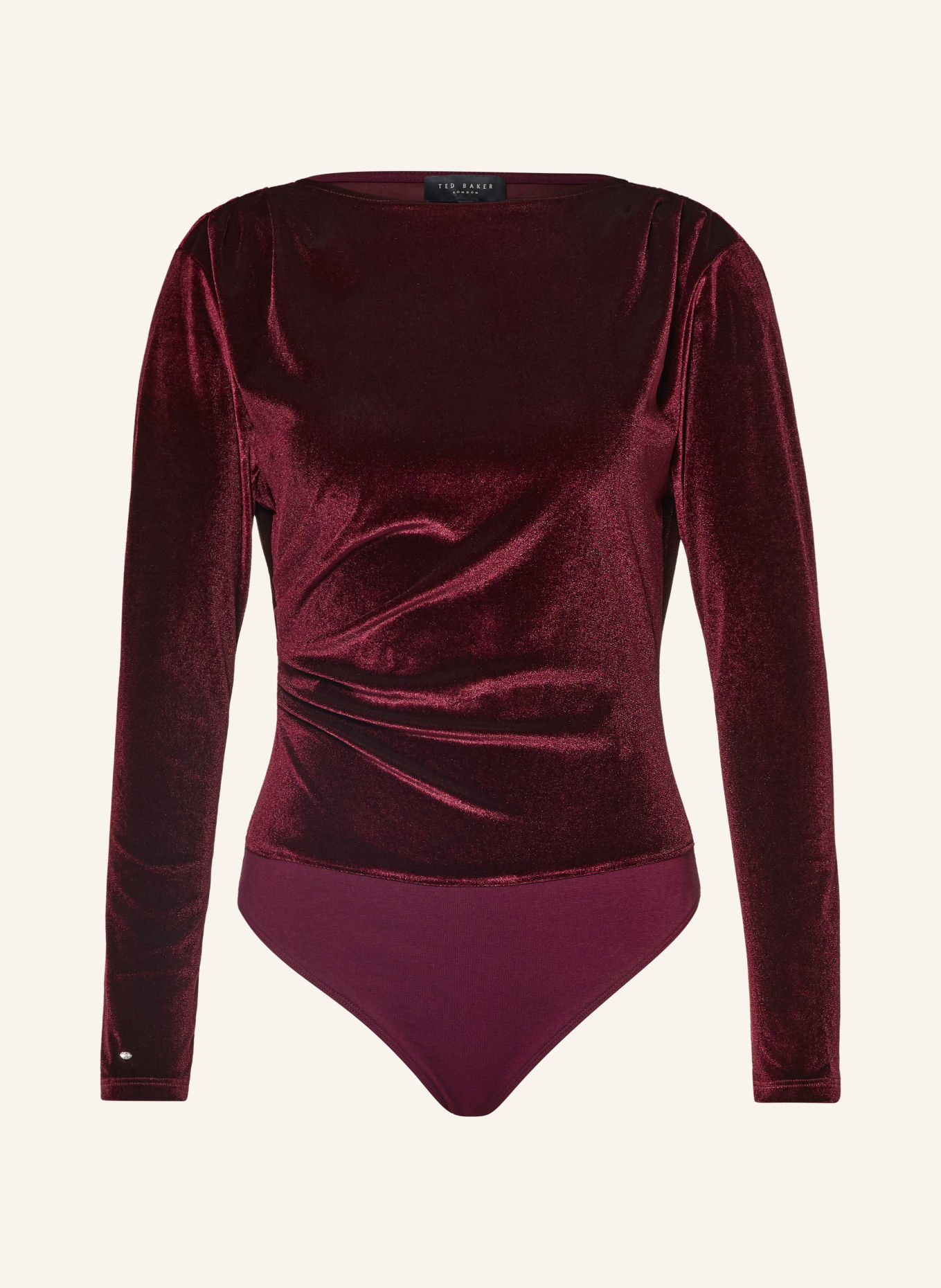 TED BAKER ISENRA Bodysuit: DARK RED