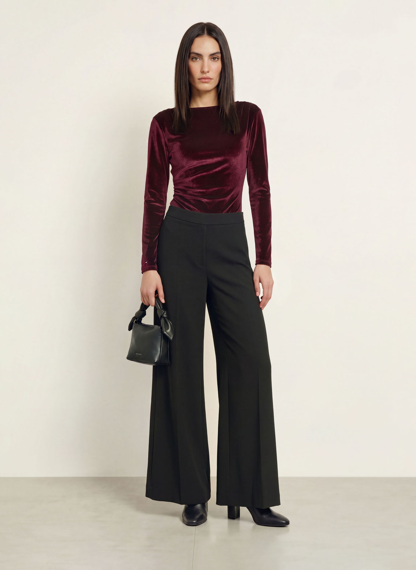 TED BAKER ISENRA Bodysuit: DARK RED