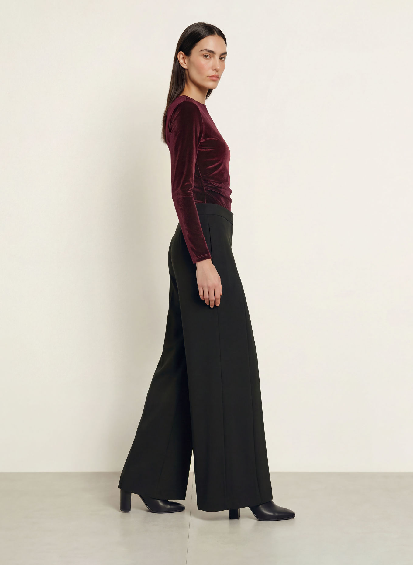 TED BAKER ISENRA Bodysuit: DARK RED