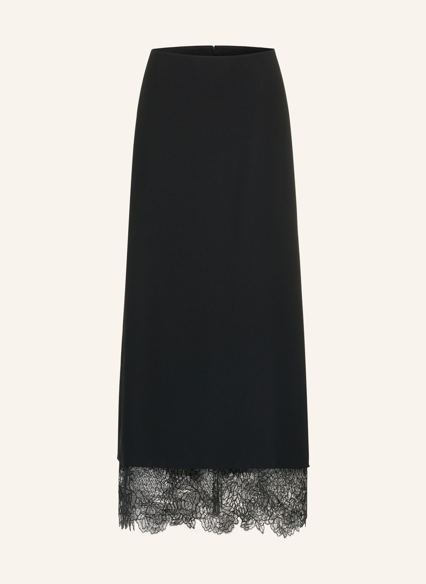 TED BAKER RIISAL-rok met kant: ZWART