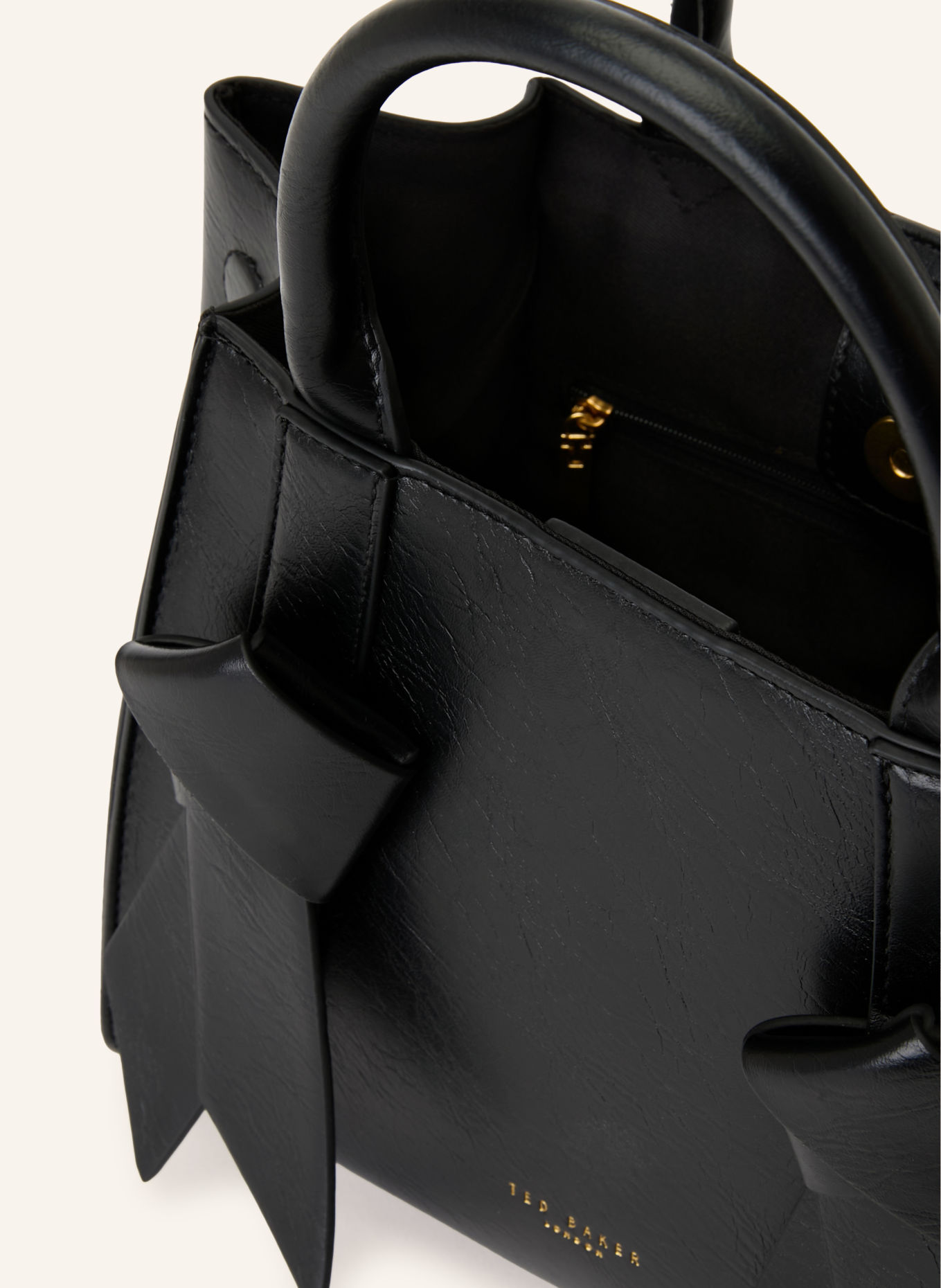 TED BAKER SANIEE Handbag: BLACK / GOLD