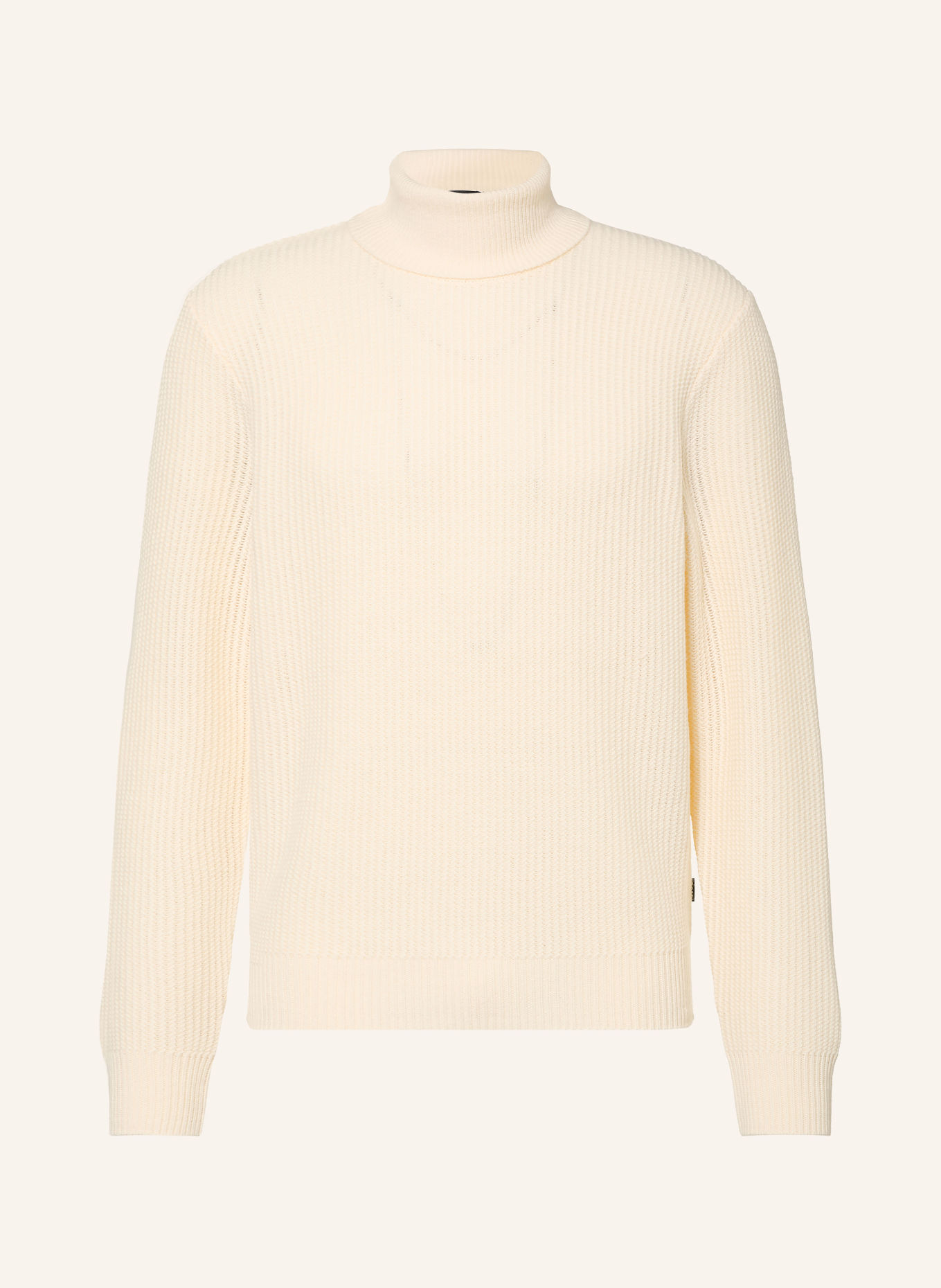 BOSS FIOCCOLO Turtleneck sweater: ECRU
