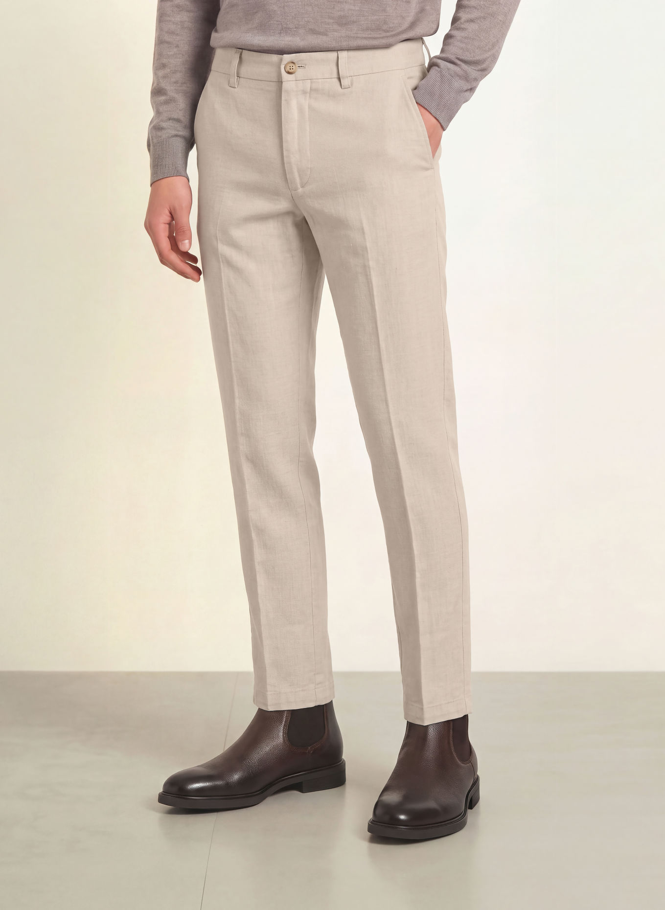 BOSS Chino KAITON coupe slim: BEIGE