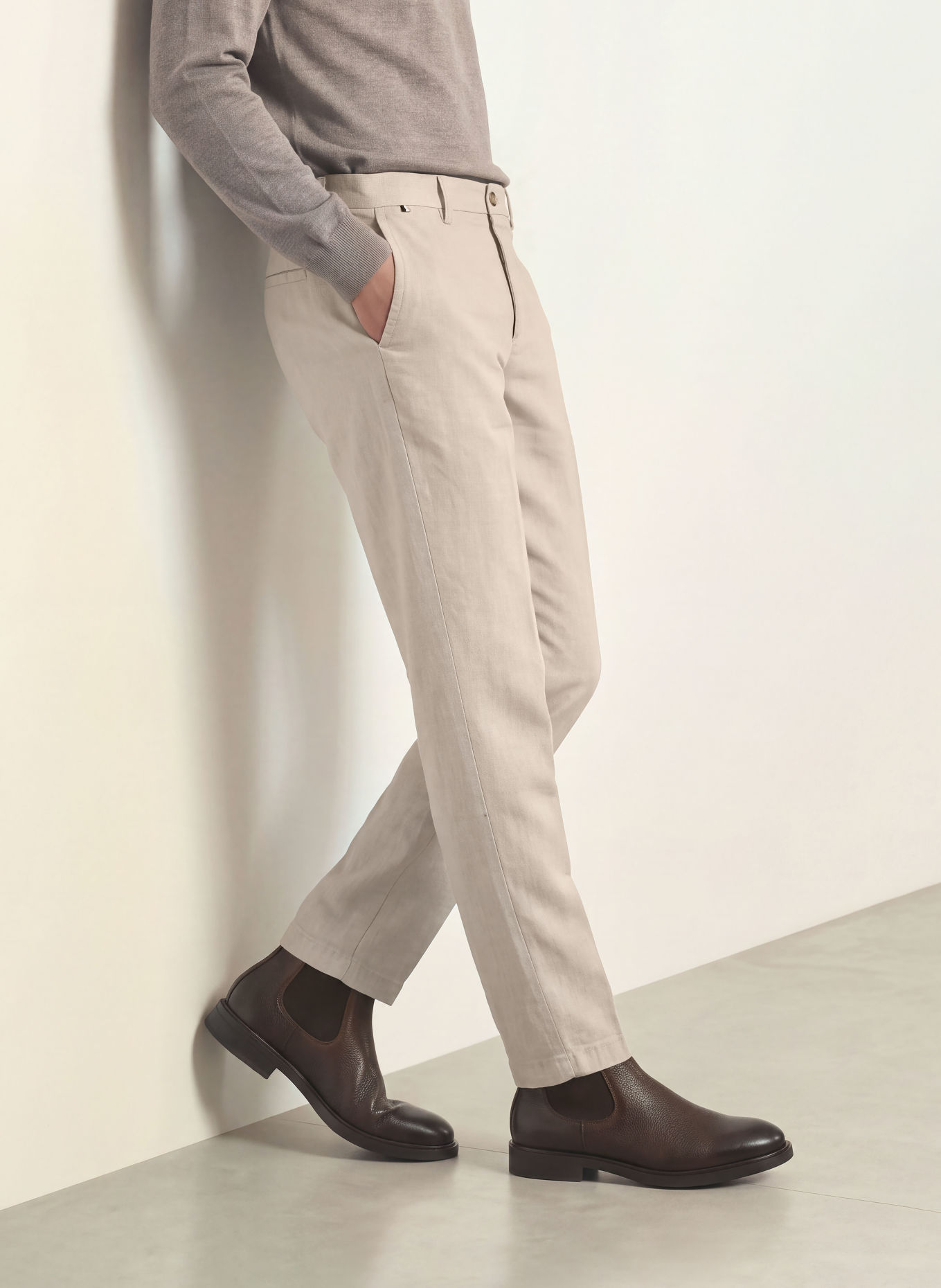 BOSS Chino KAITON coupe slim: BEIGE