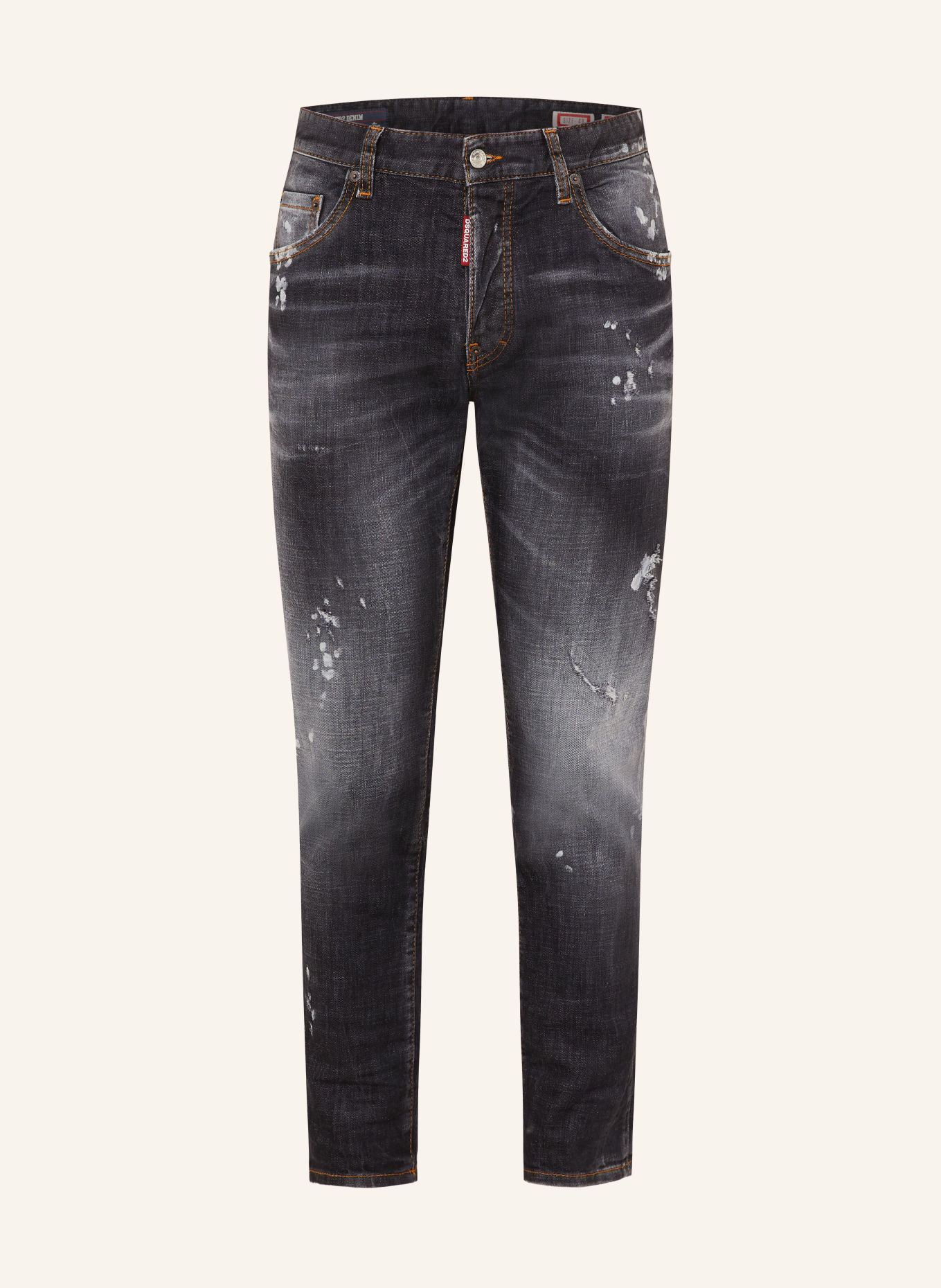 DSQUARED2 Jeans SKATER Skinny Fit: 900 BLACK