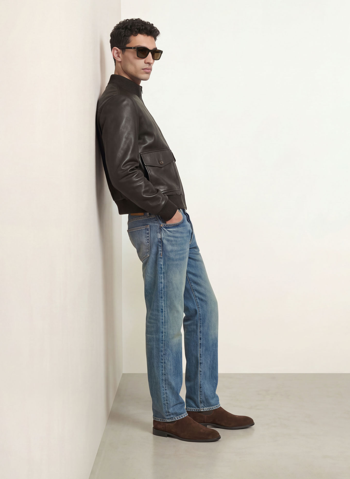 BOSS CLASSIC Slim Fit Jeans: 435 BRIGHT BLUE