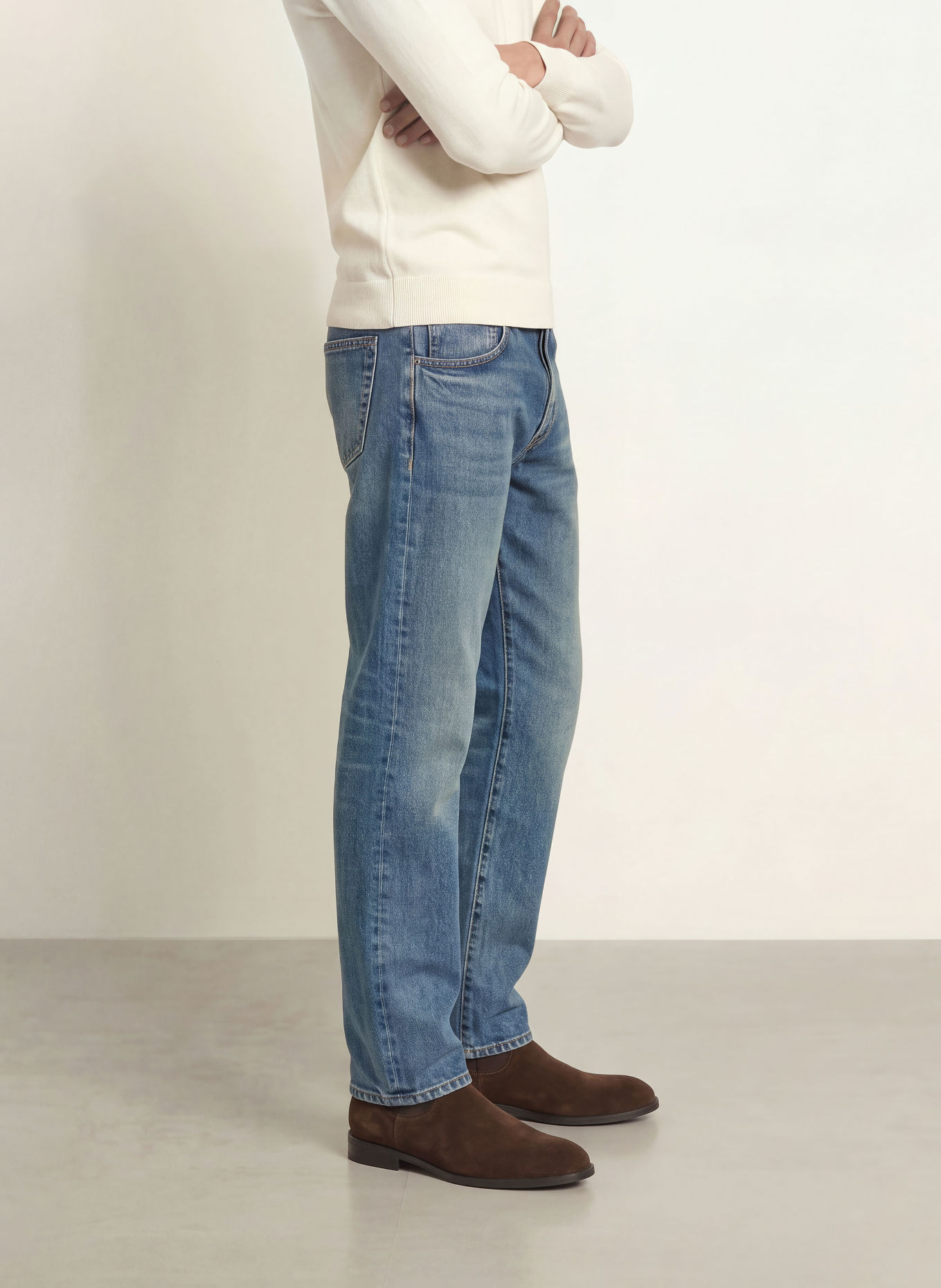 BOSS CLASSIC Slim Fit Jeans: 435 BRIGHT BLUE