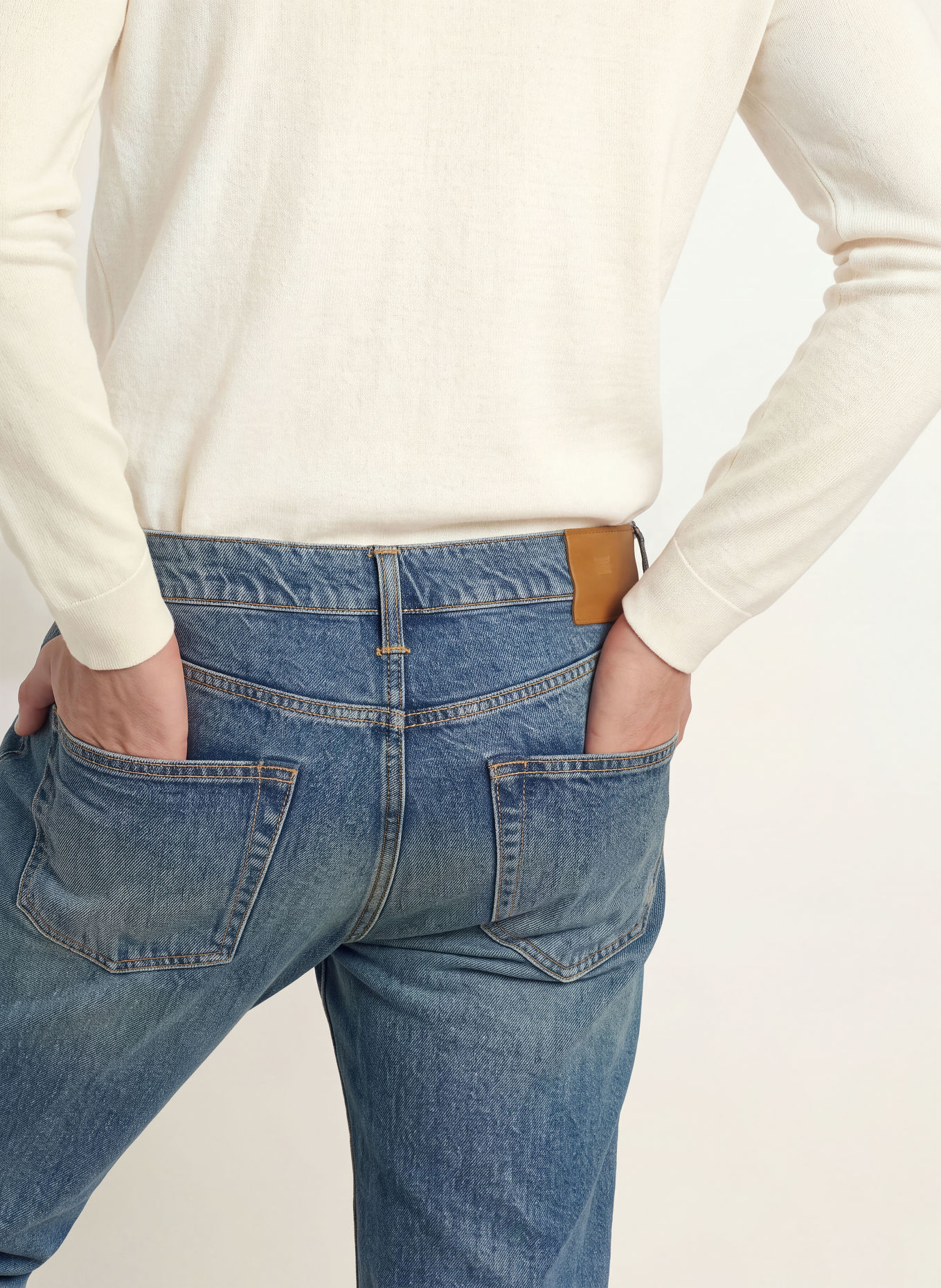 BOSS CLASSIC Slim Fit Jeans: 435 BRIGHT BLUE