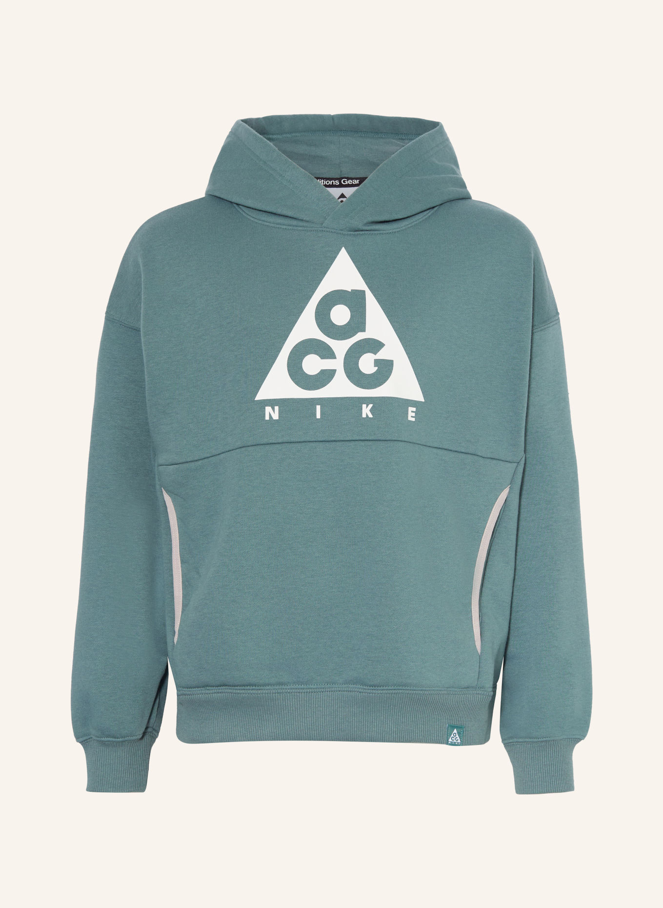 Nike Hoodie: TEAL / WHITE