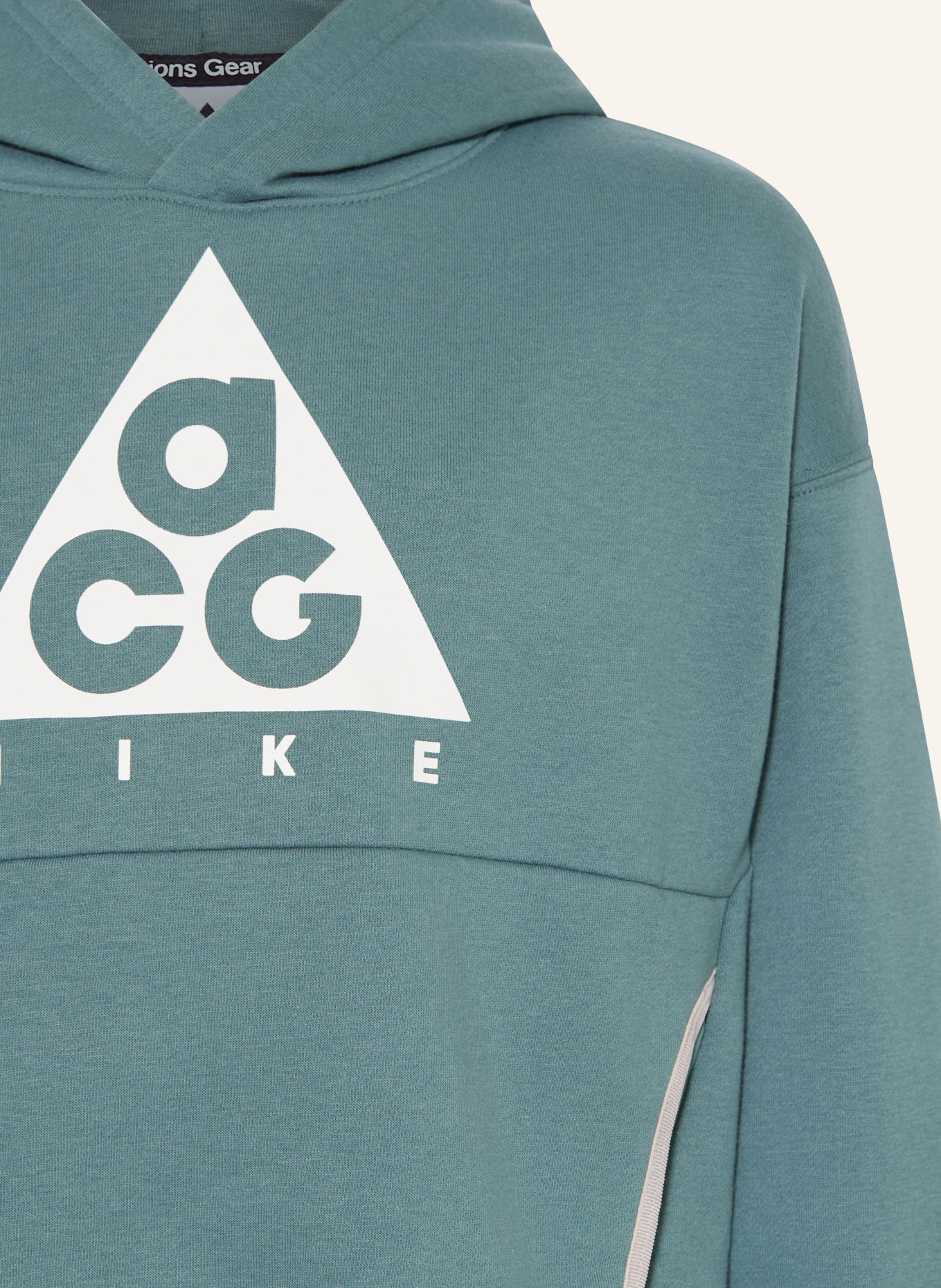 Nike Hoodie: TEAL / WHITE