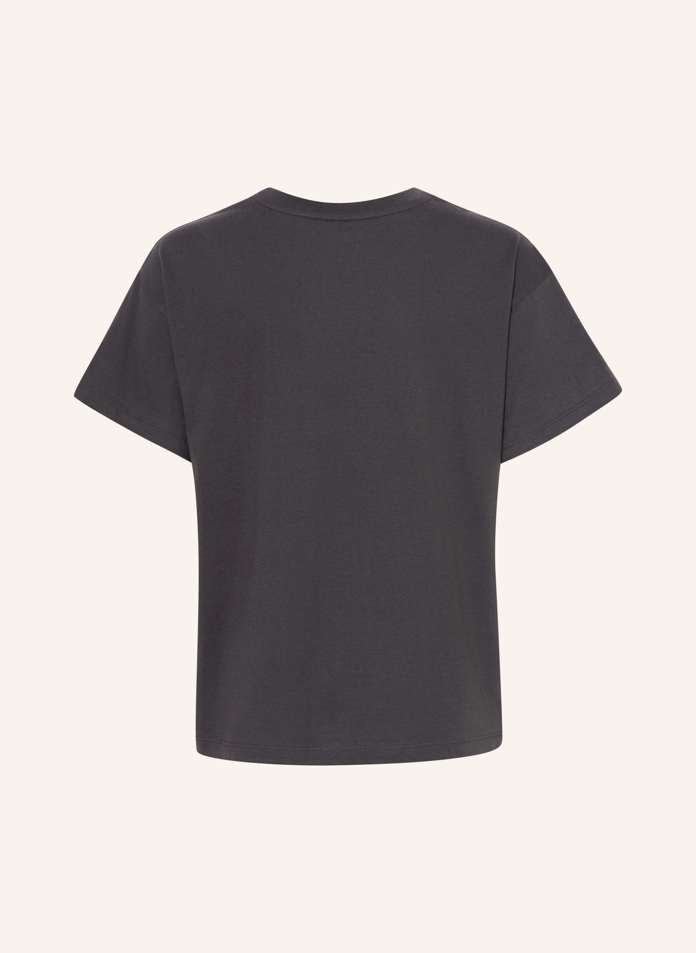 JORDAN T-shirt: DONKERGRIJS / ROZE