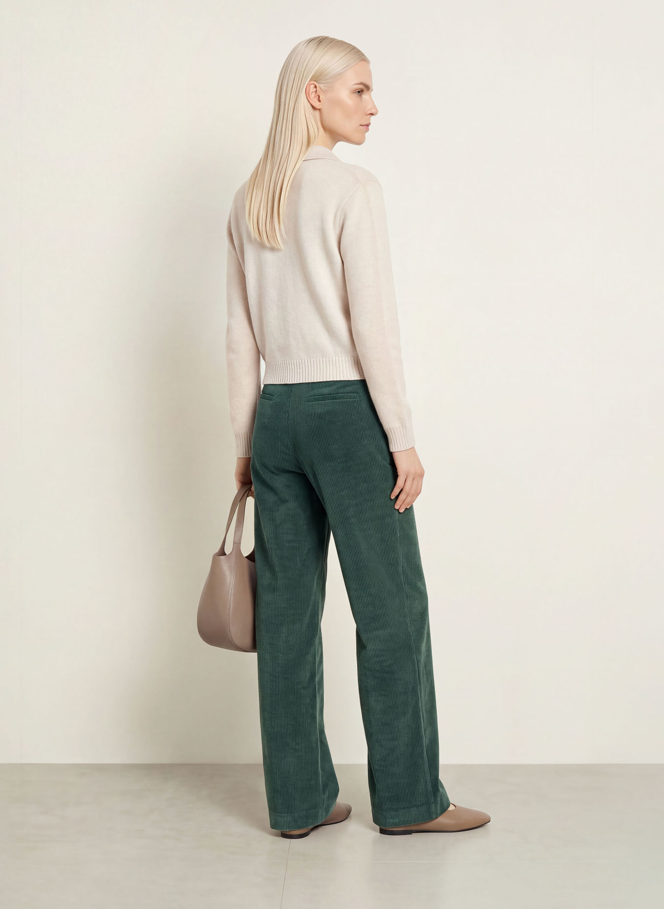darling harbour Marlenehose aus Cord: 03 FOREST