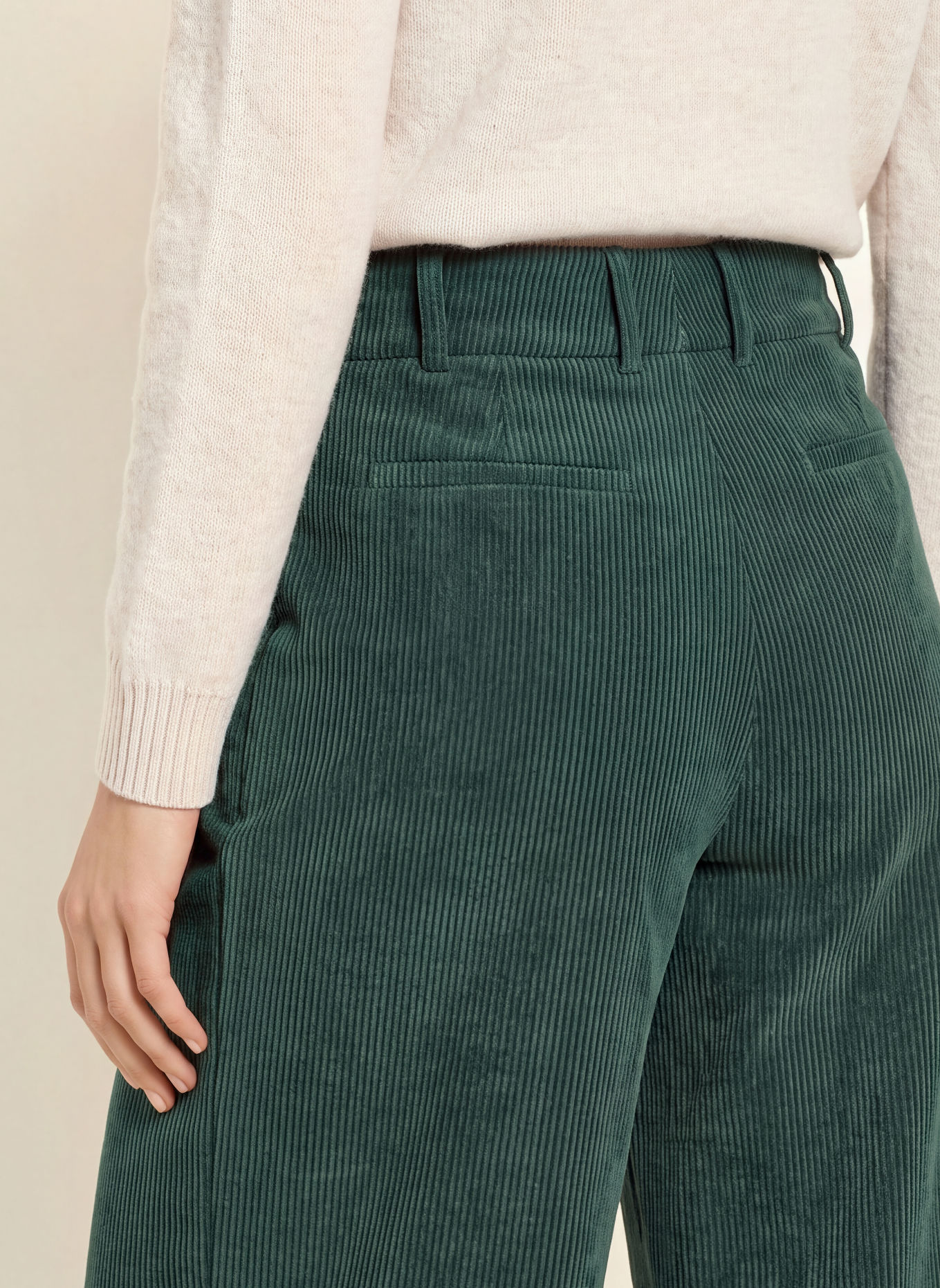 darling harbour Marlenehose aus Cord: 03 FOREST