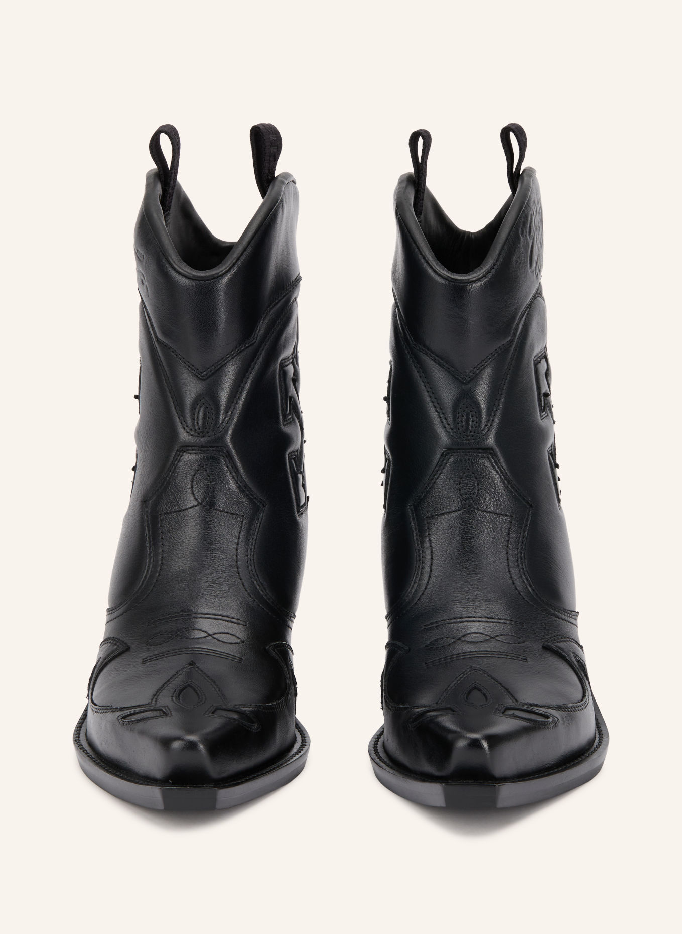 Off-White Cowboy Boots SANTIAGO: SCHWARZ