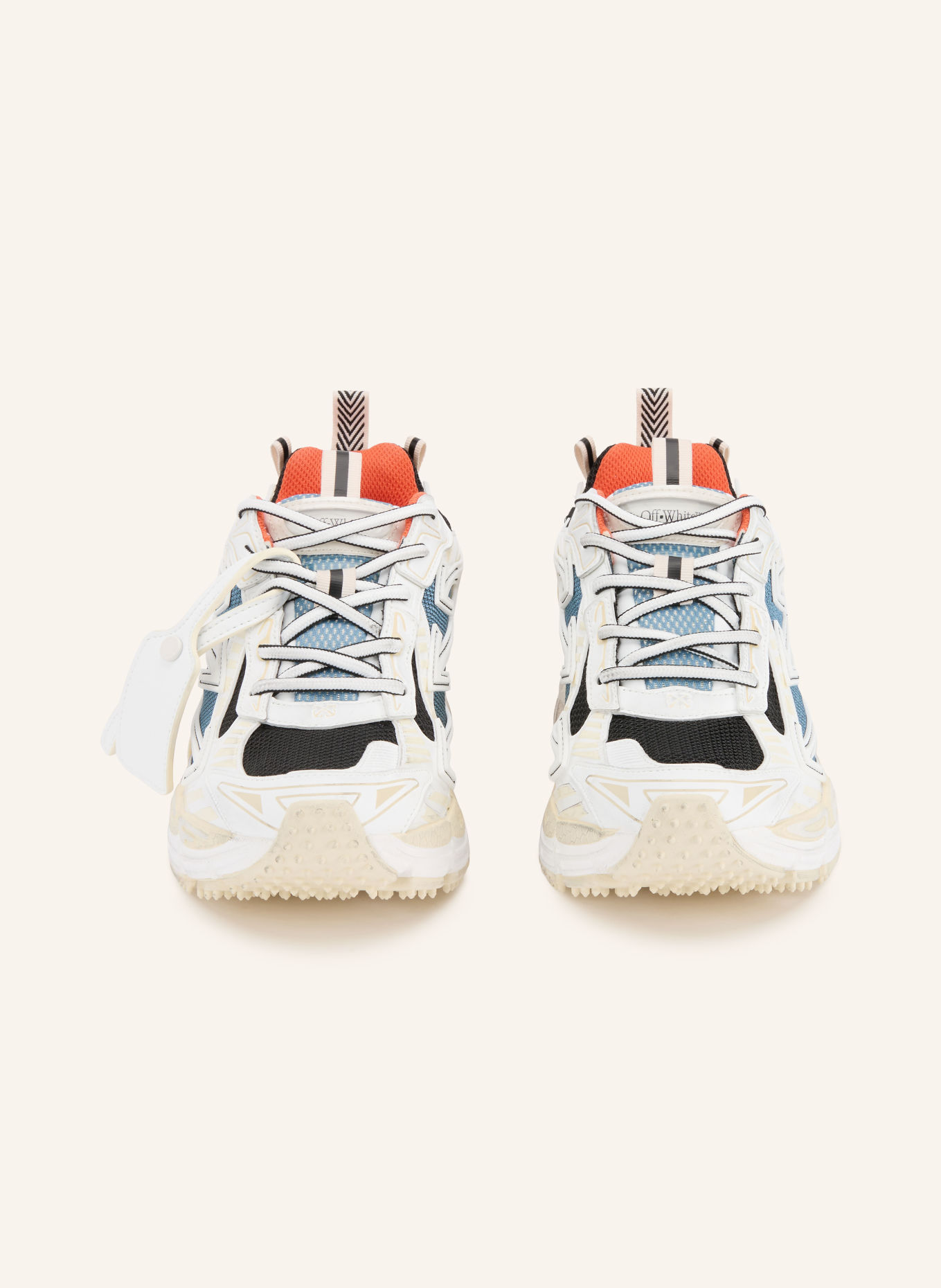 Off-White Sneaker BE RIGHT BACK: WEISS / PETROL / SCHWARZ