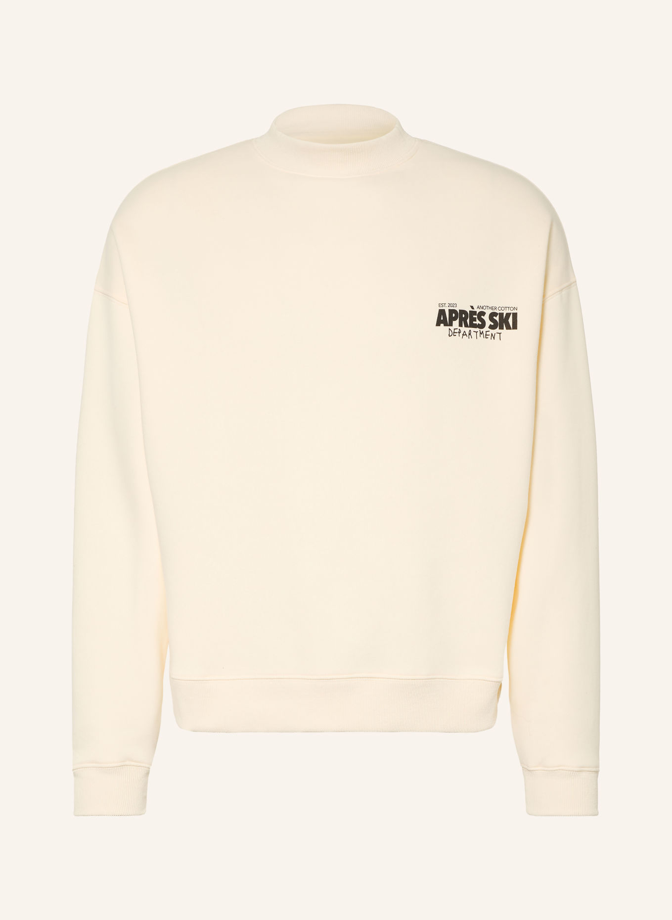 another COTTON LAB Sweatshirt: ECRU / BLACK