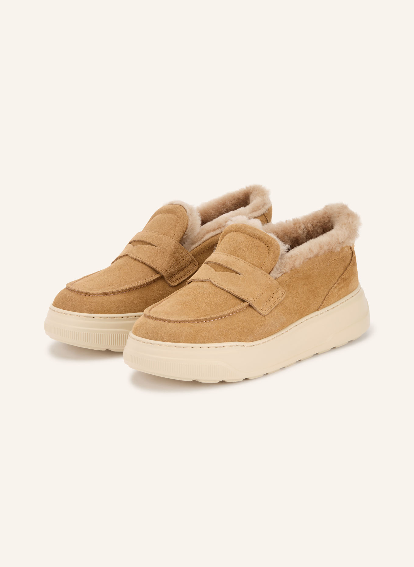 darling harbour Penny loafer: CAMEL