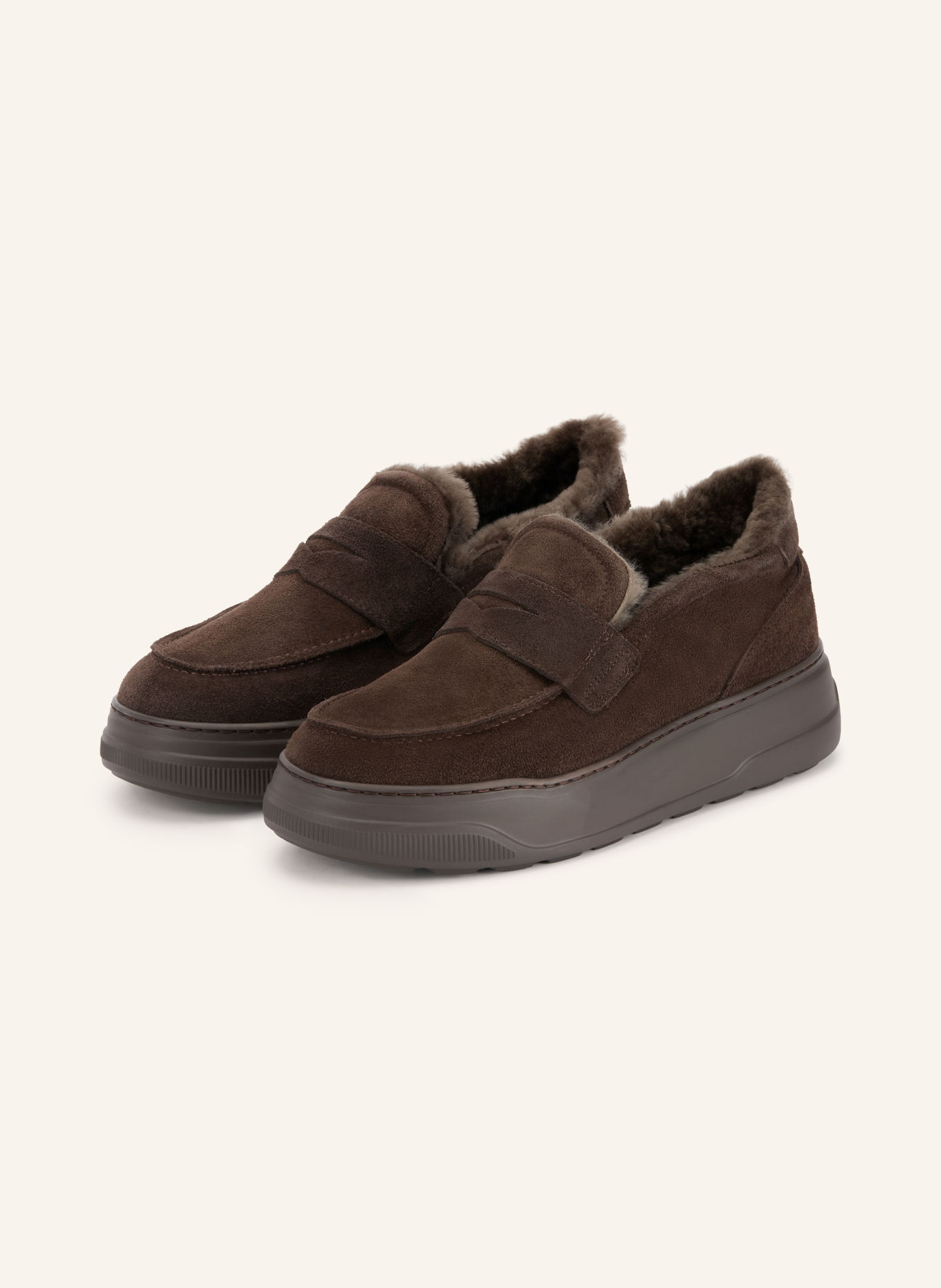 darling harbour Penny loafer: DARK BROWN