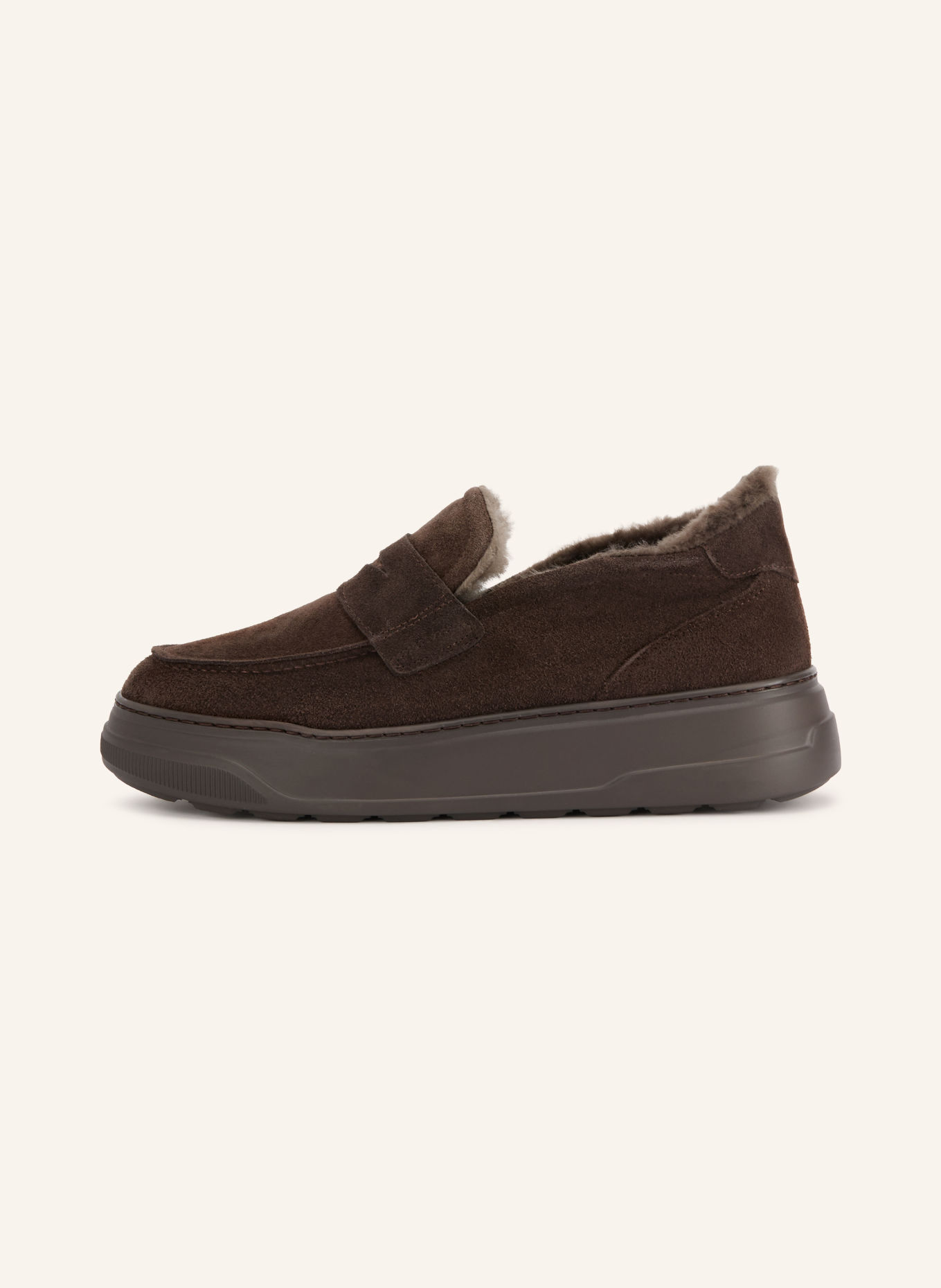 darling harbour Penny loafer: DARK BROWN