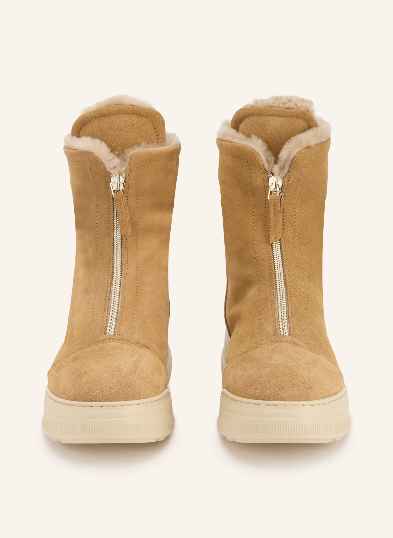 darling harbour Boots: BEIGE