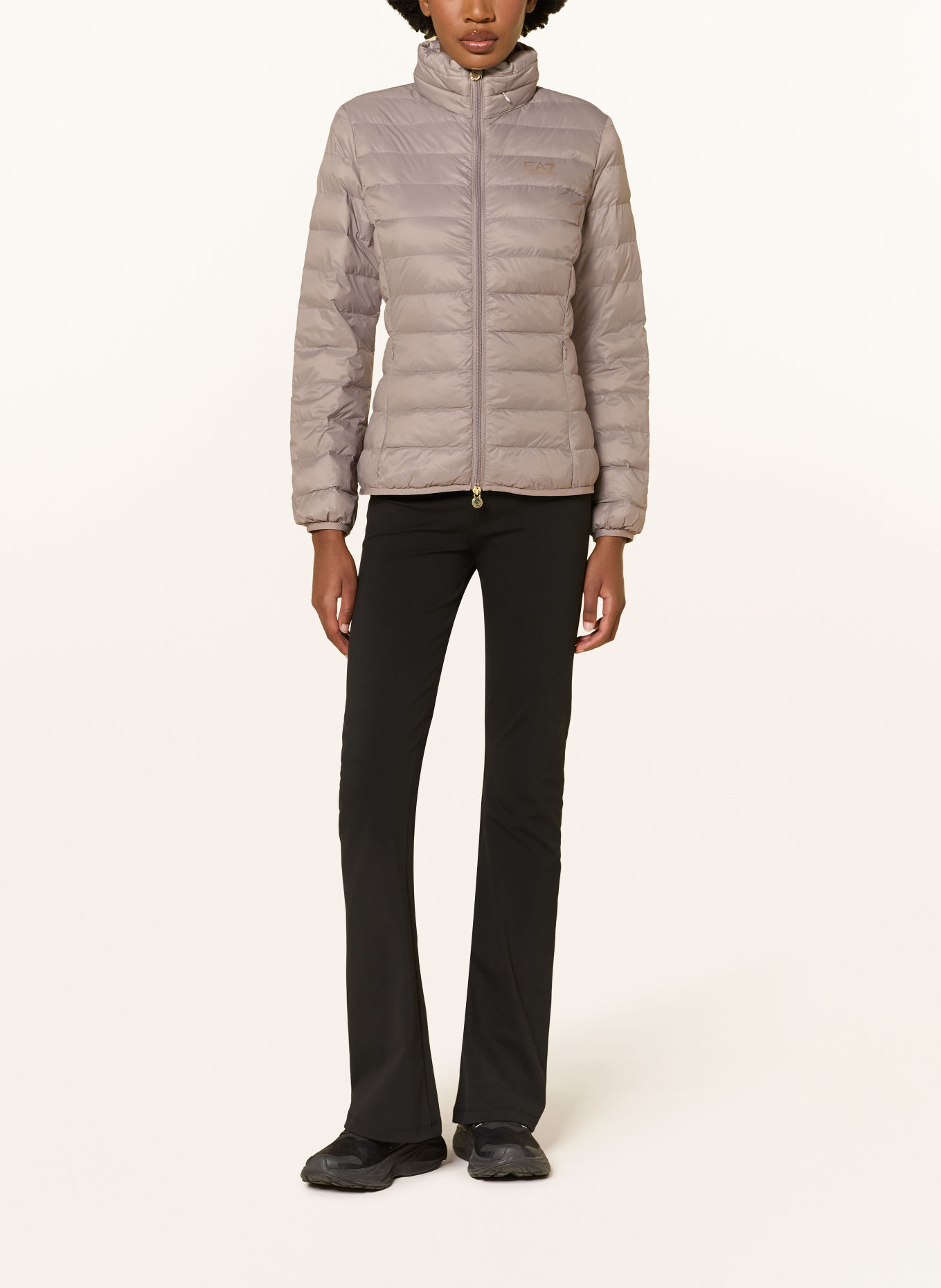 EA7 EMPORIO ARMANI TRAIN CORE Quilted Jacket: TAUPE