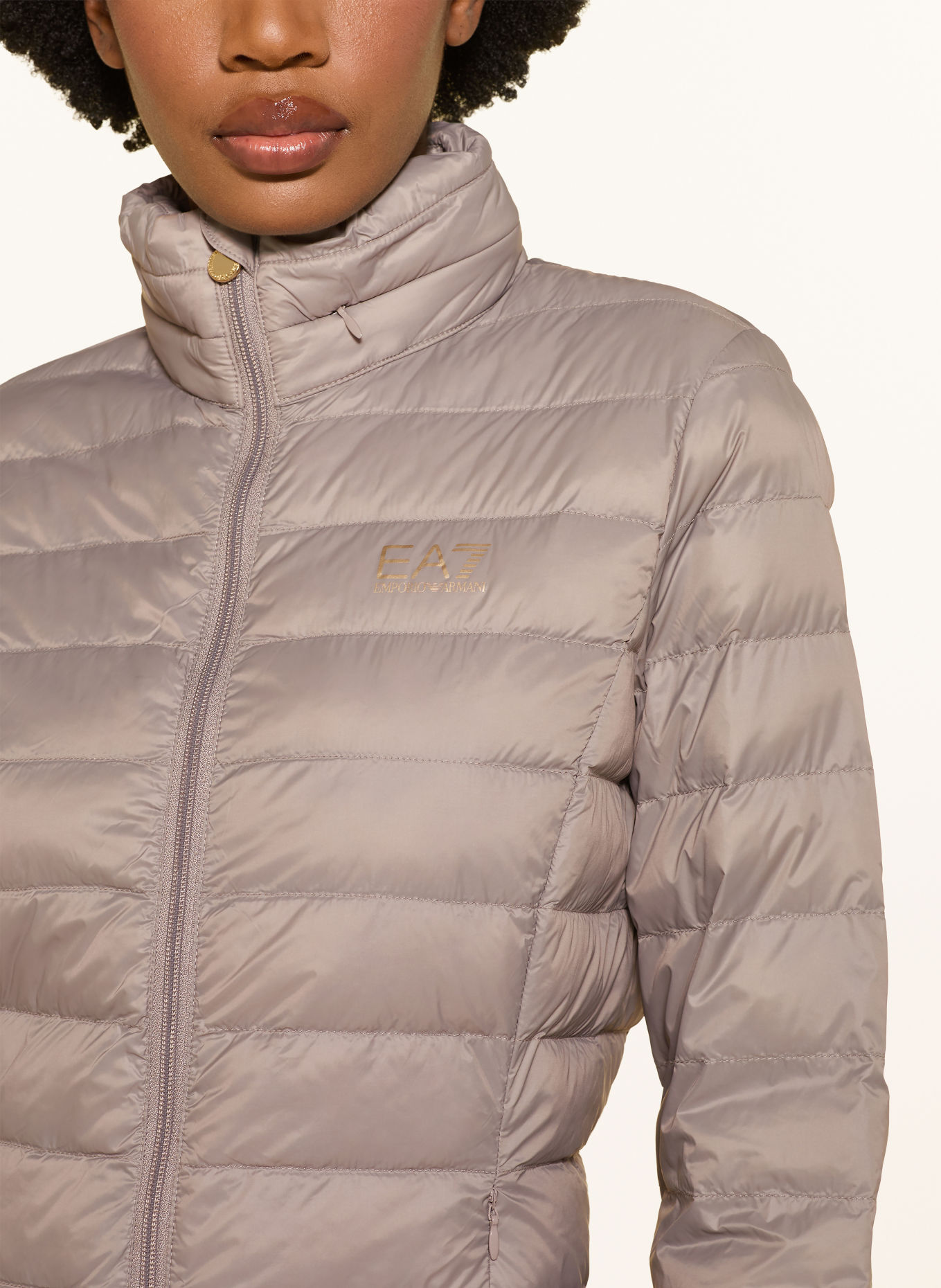 EA7 EMPORIO ARMANI TRAIN CORE Quilted Jacket: TAUPE