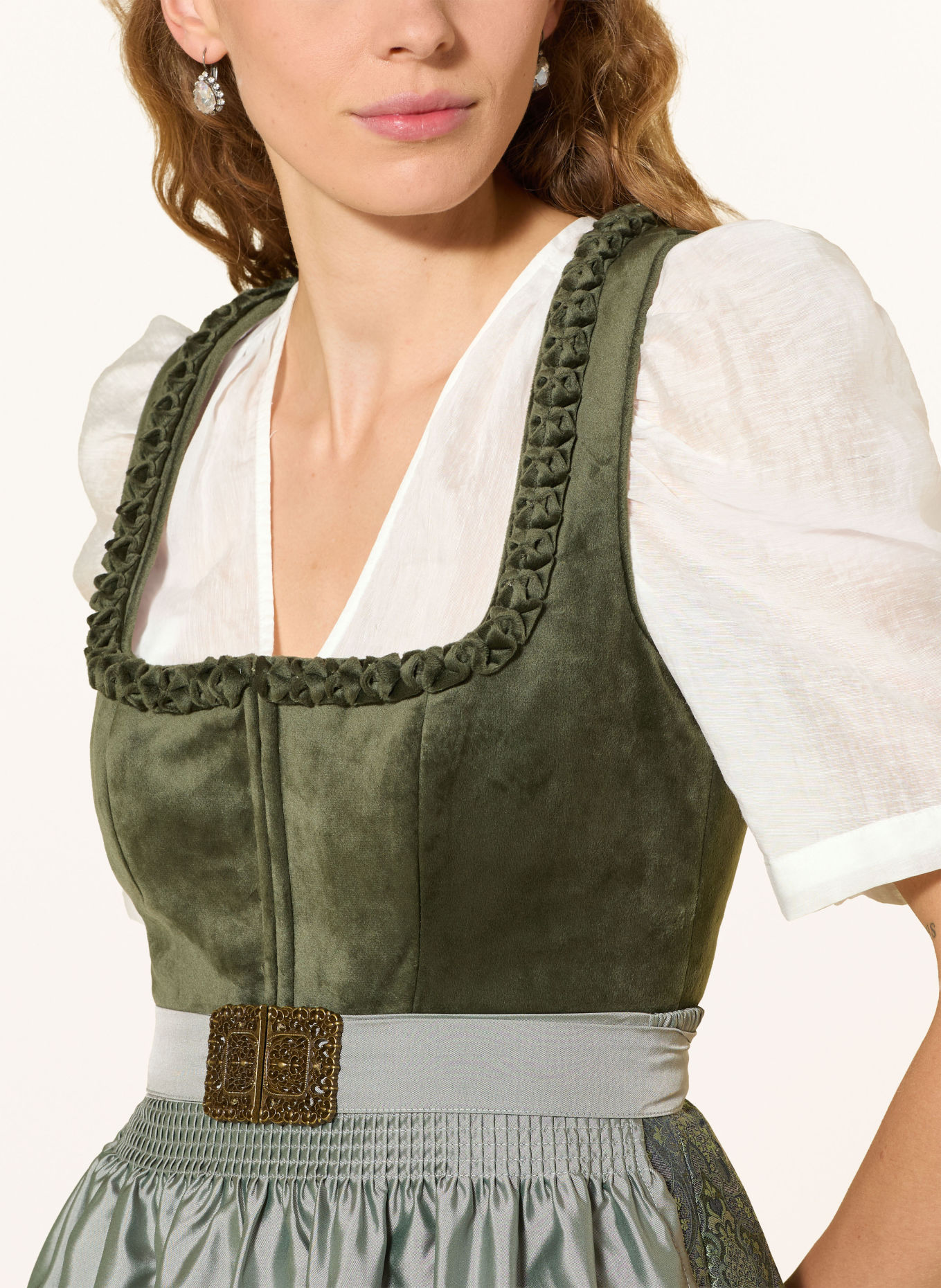 KRÜGER Dirndlblouse LIVANA: ECRU