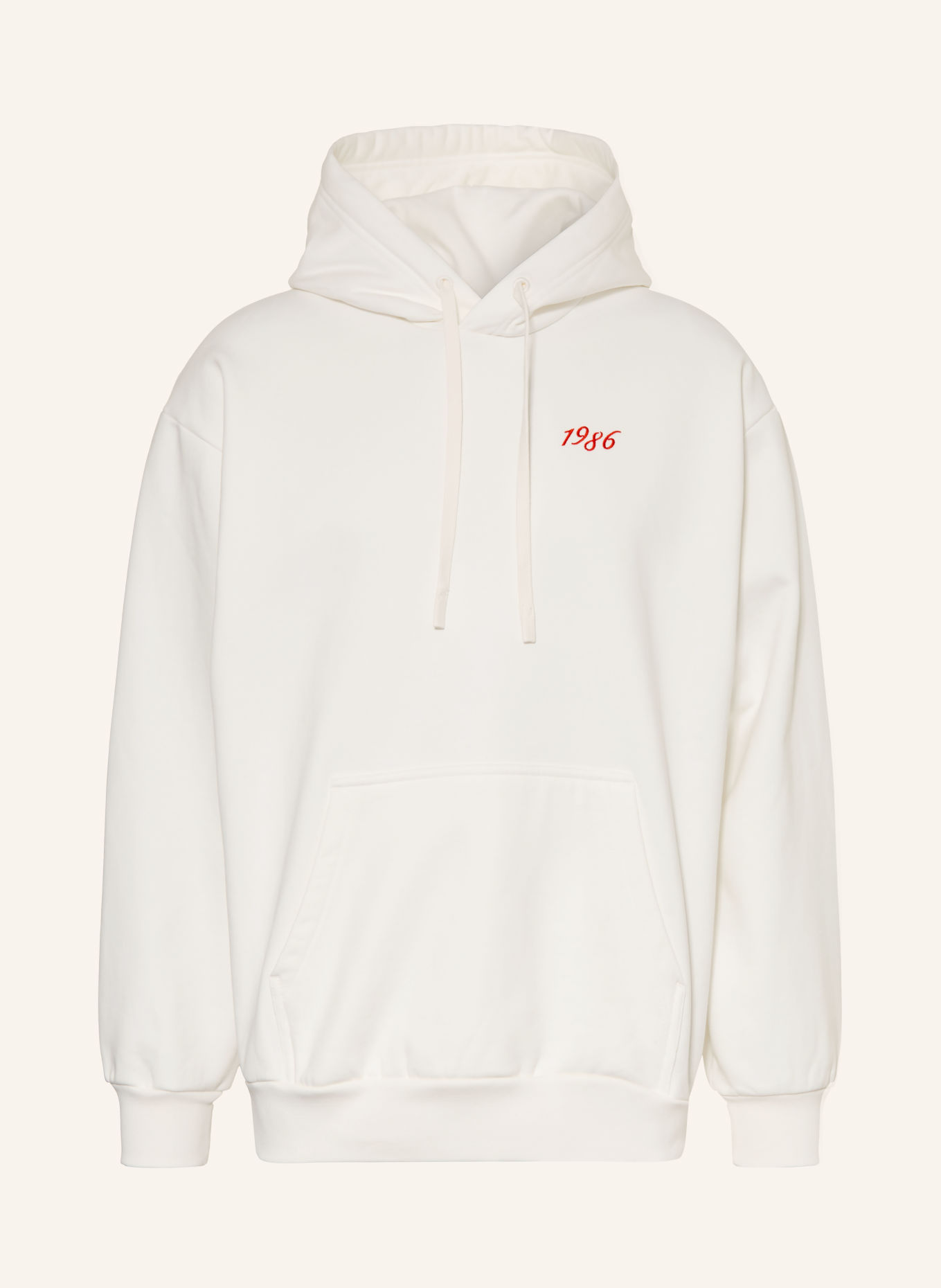 Peak Performance Hoodie 40TH GRAPHIC: WEISS / ROT