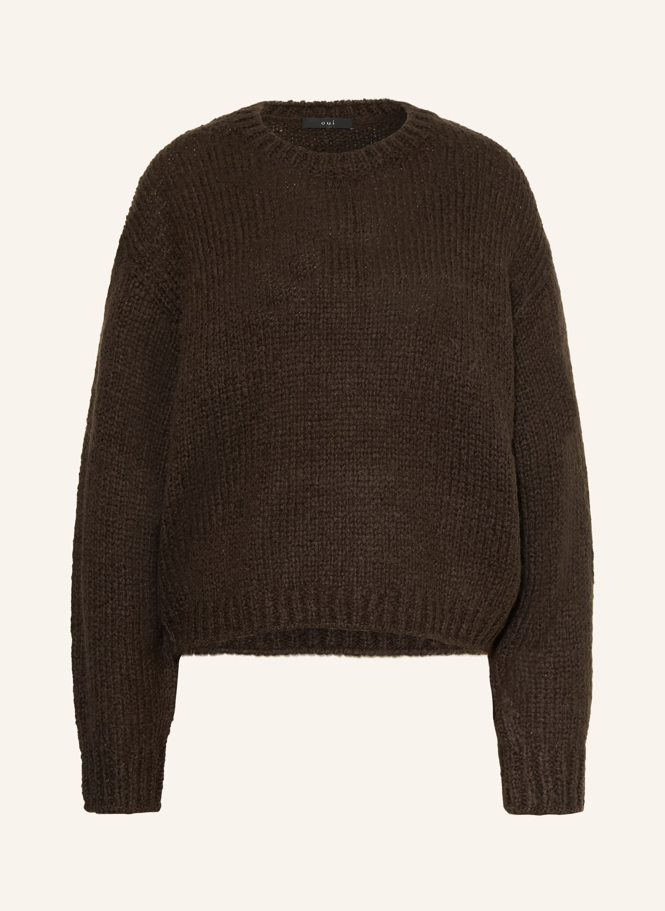 Oui Sweater: DARK BROWN