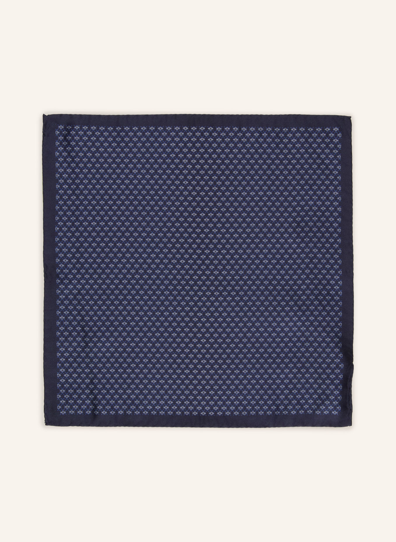 BOSS Einstecktuch: DUNKELBLAU / BLAU / WEISS