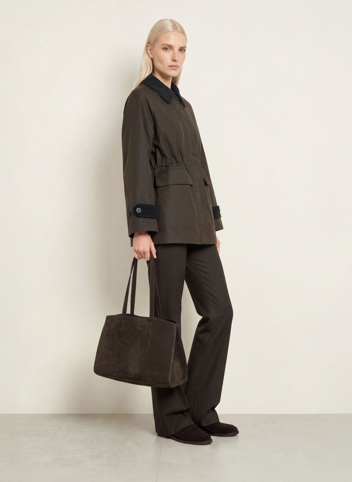 nine:inthe:morning Bootcut broek PAULINA: DONKERGRIJS