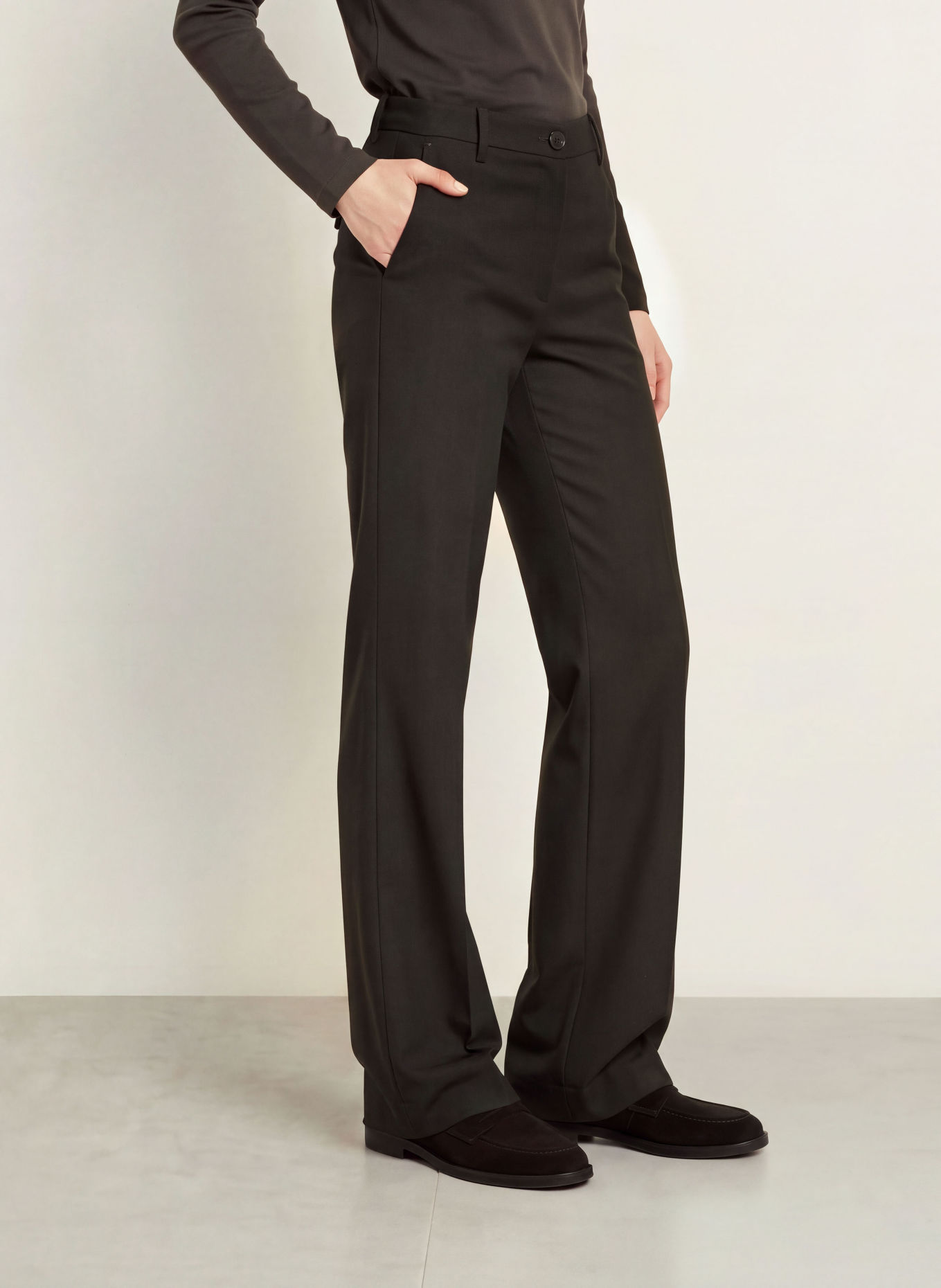 nine:inthe:morning Bootcut broek PAULINA: DONKERGRIJS