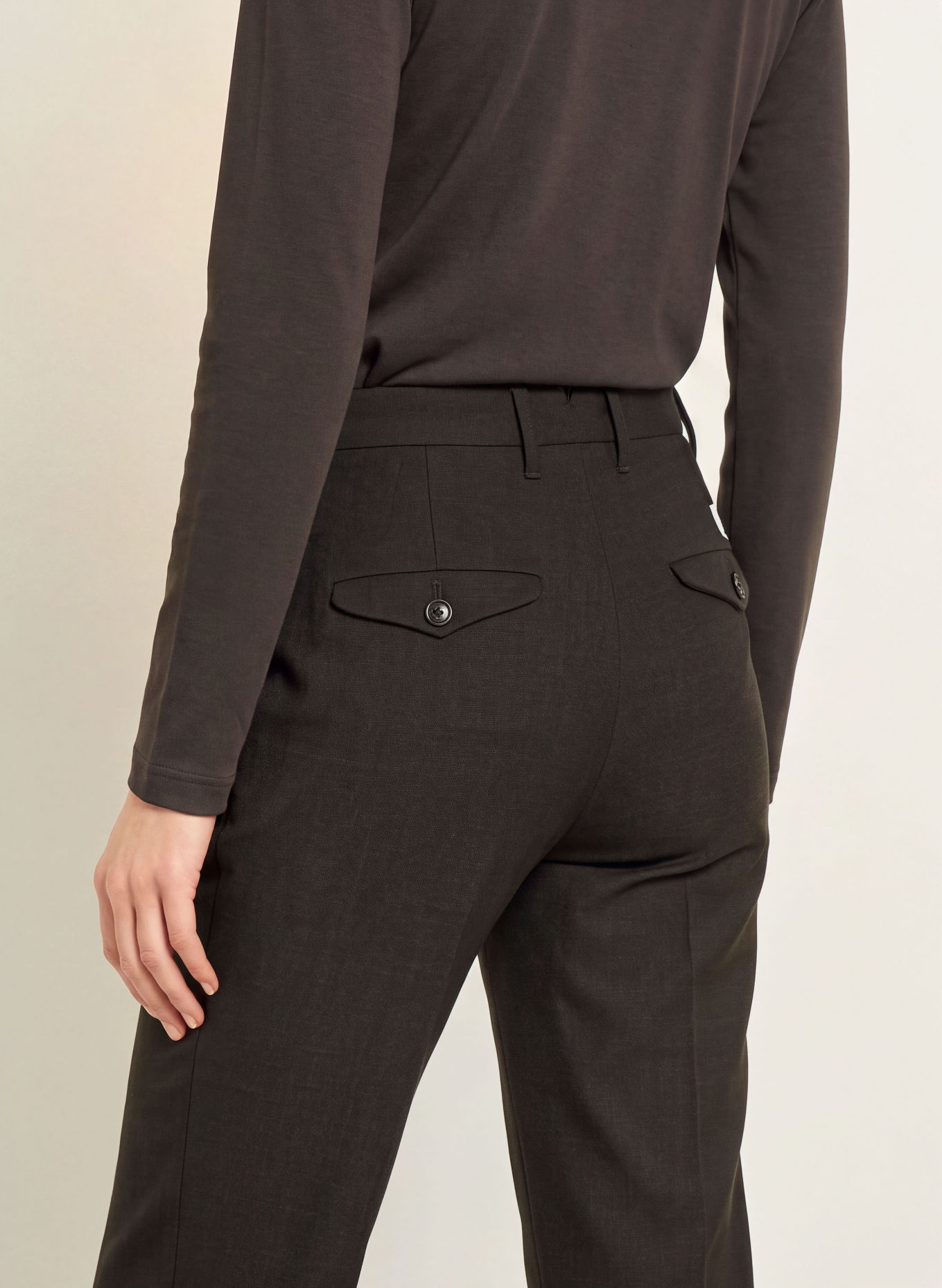 nine:inthe:morning Bootcut broek PAULINA: DONKERGRIJS