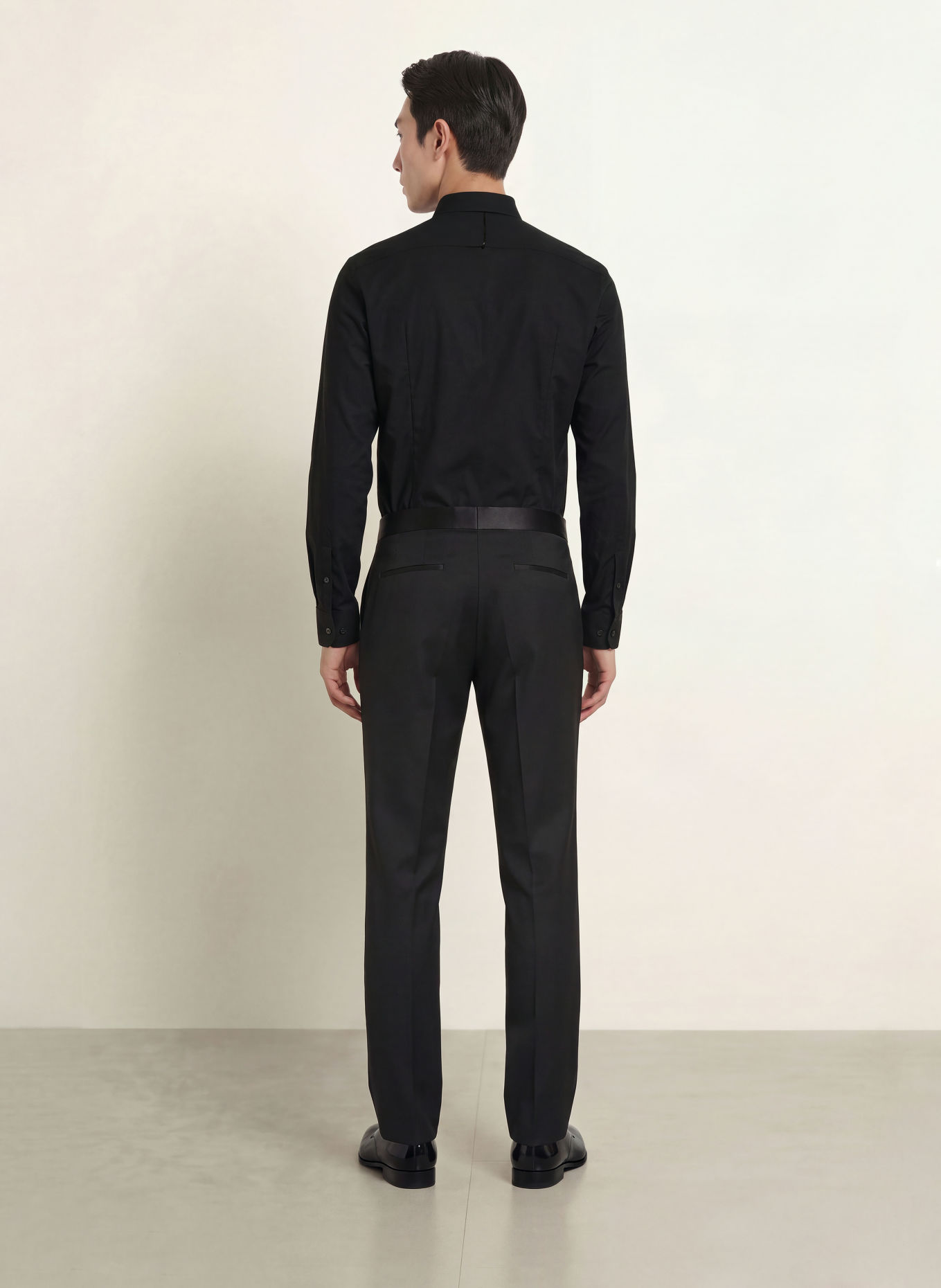 BOSS Smoking-Hemd HANK Slim Fit: SCHWARZ