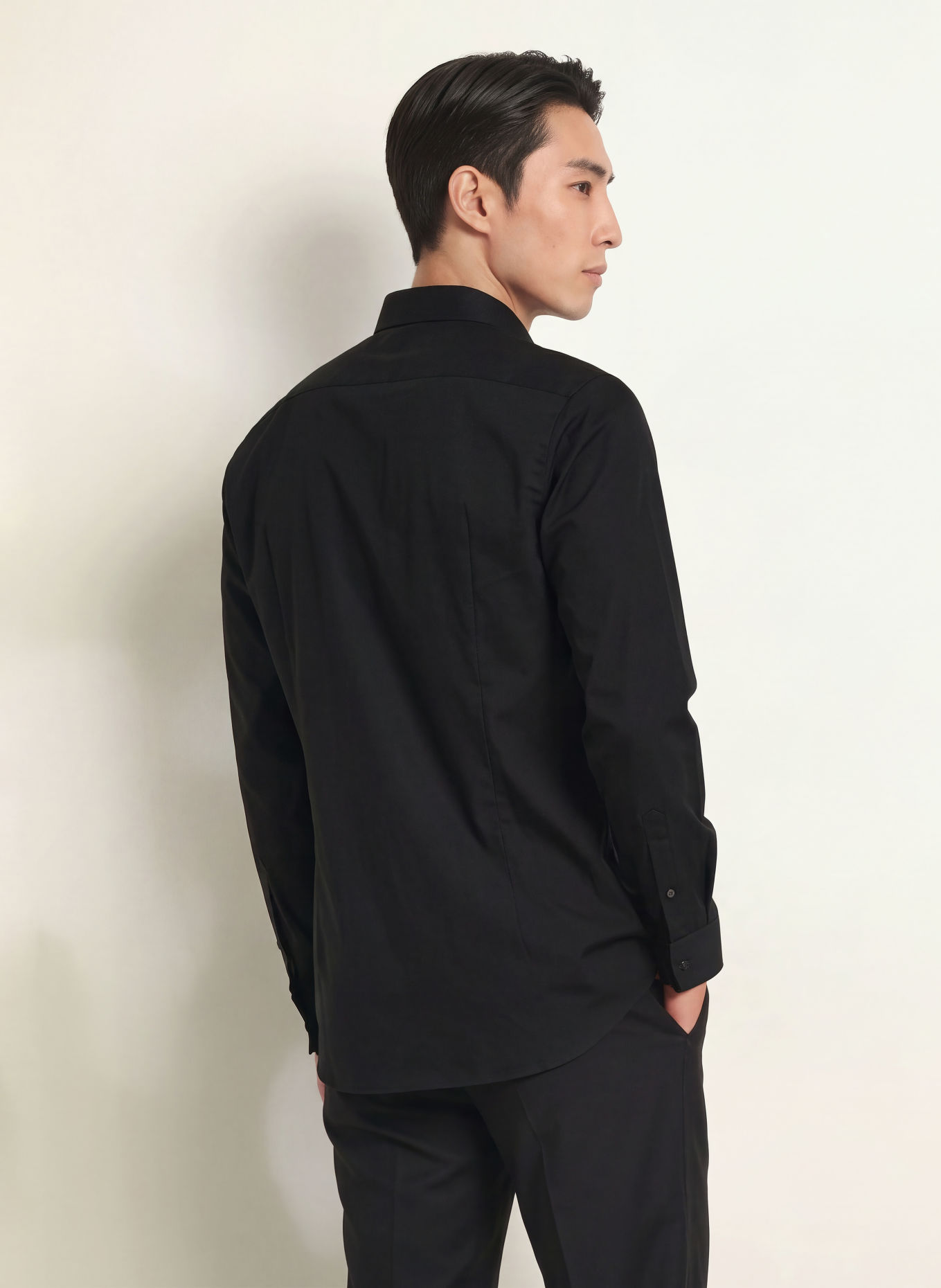 BOSS Smoking-Hemd HANK Slim Fit: SCHWARZ