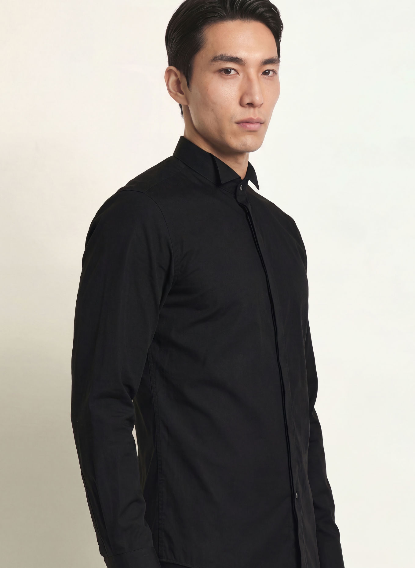 BOSS Smoking-Hemd HANK Slim Fit: SCHWARZ