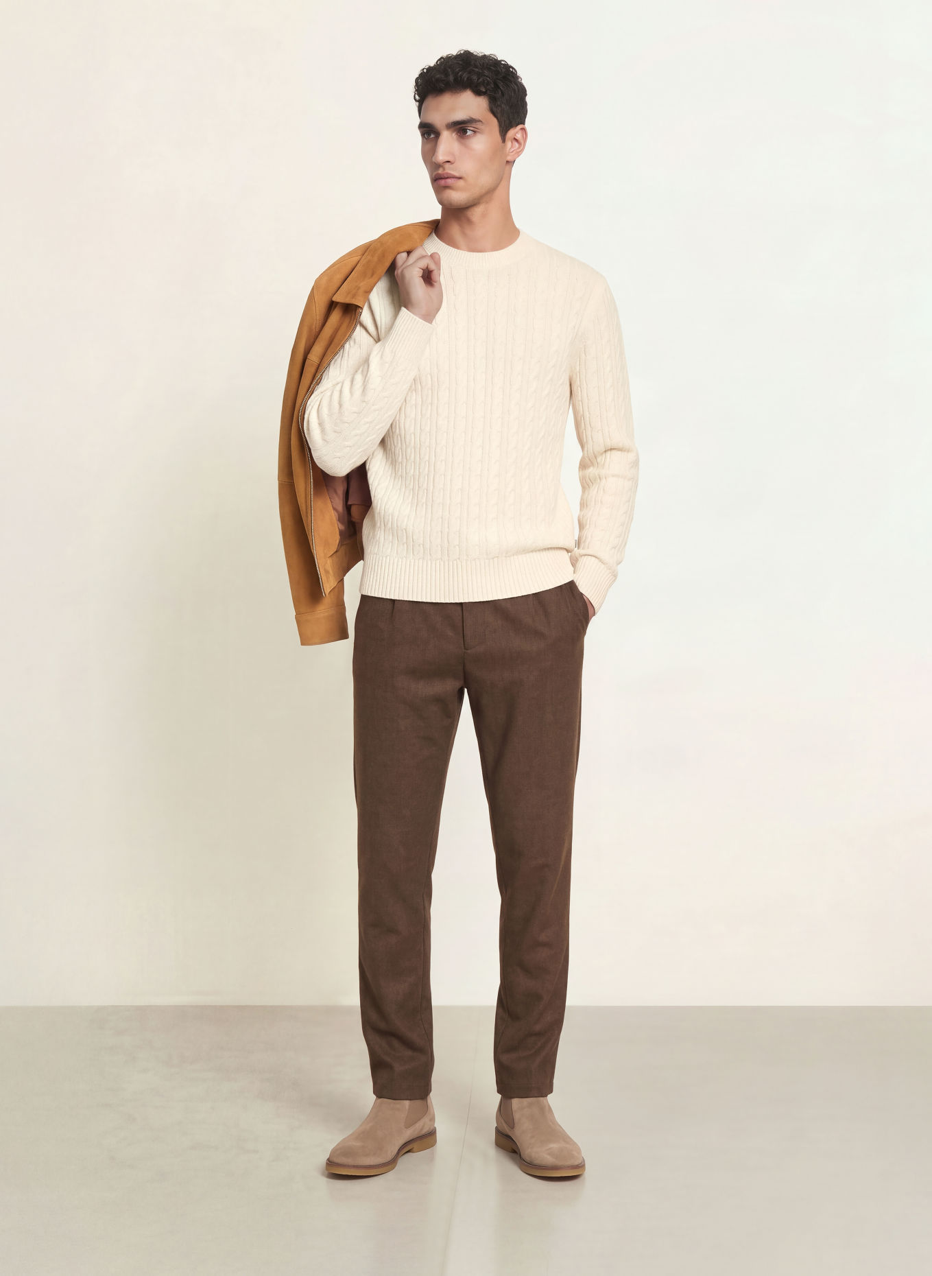 BOSS FURLAN Sweater: ECRU