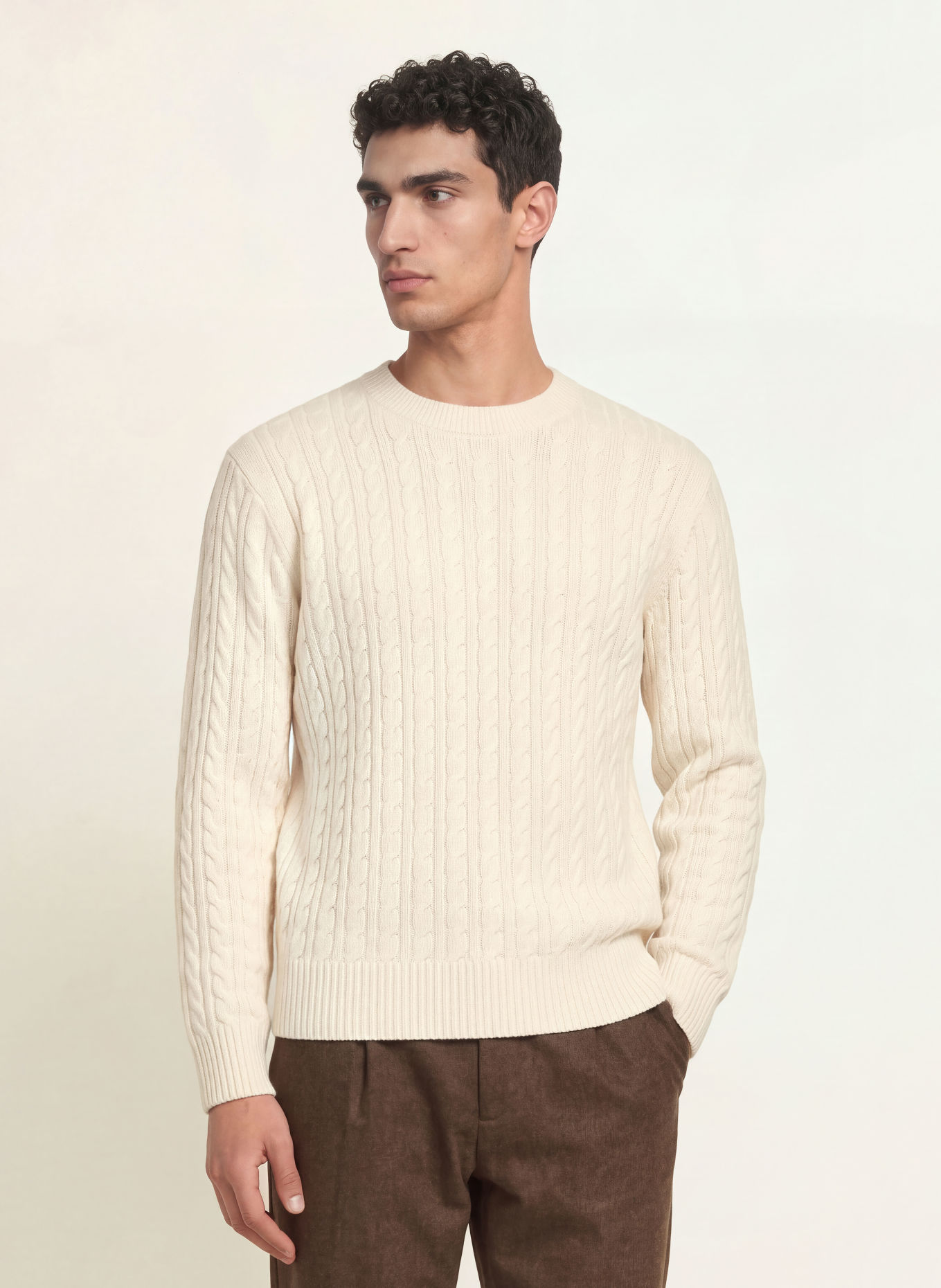 BOSS FURLAN Sweater: ECRU