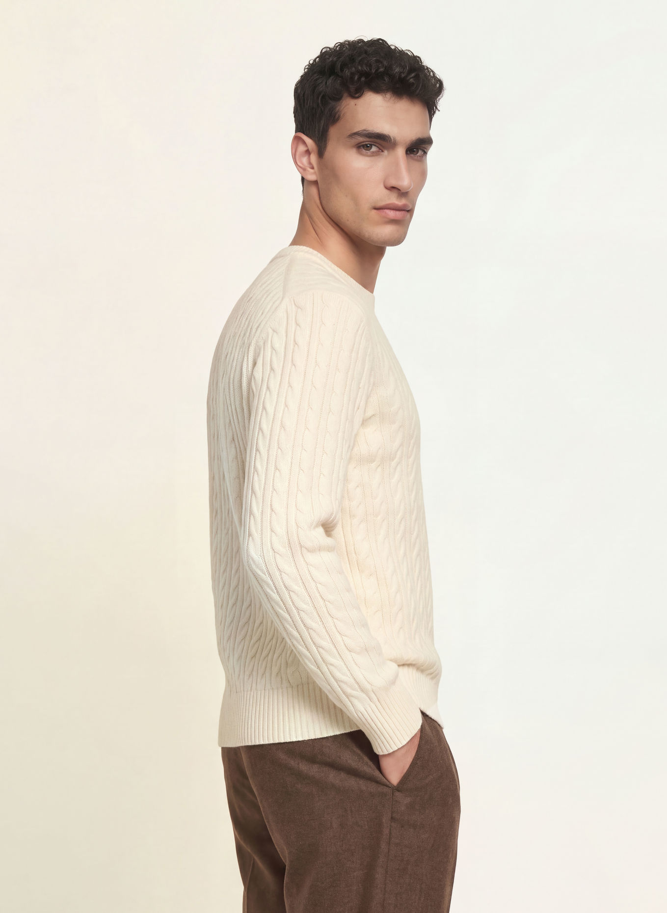 BOSS FURLAN Sweater: ECRU