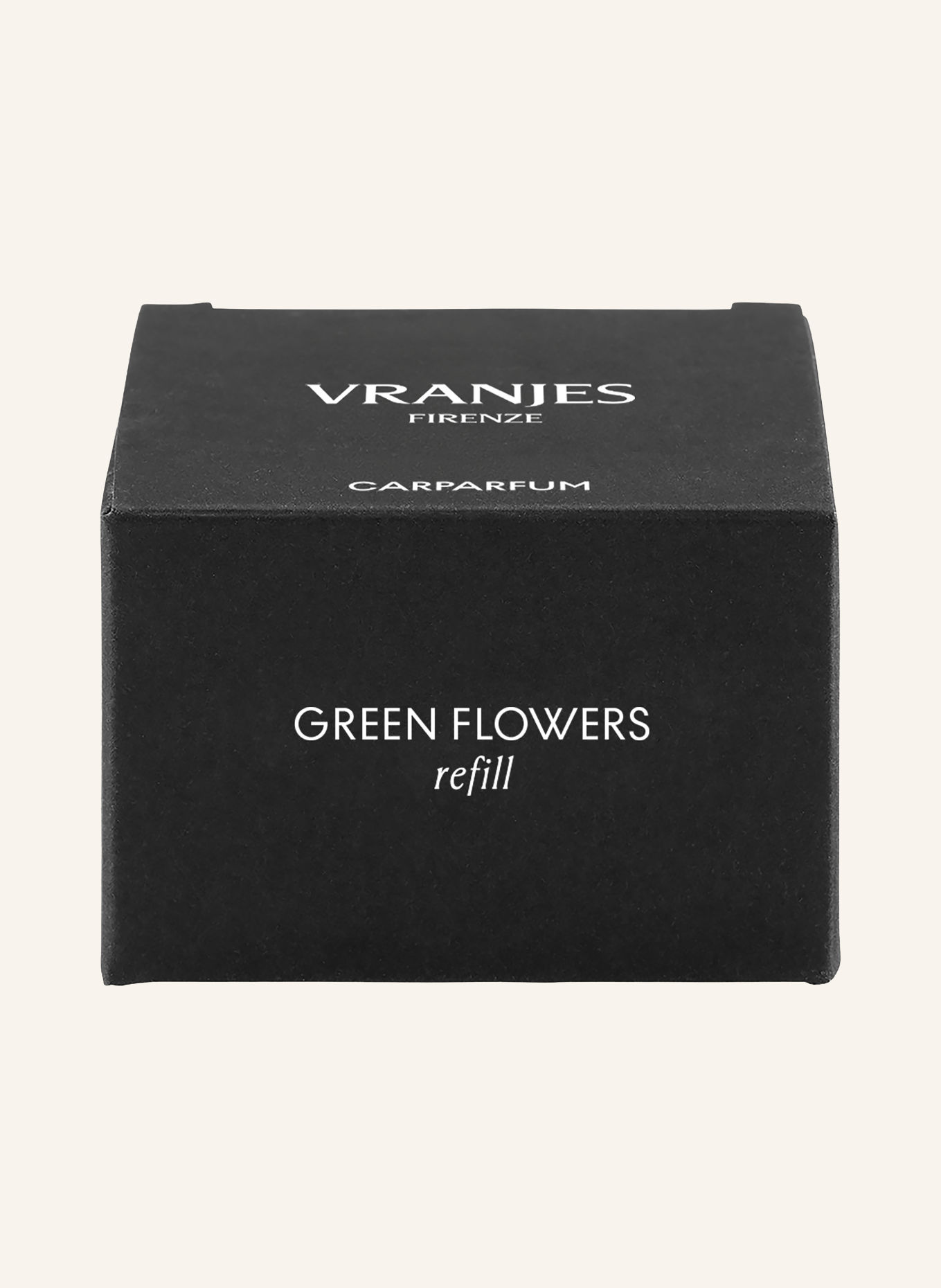 Dr. Vranjes Car Air Freshener Refill GREEN FLOWERS: BLACK