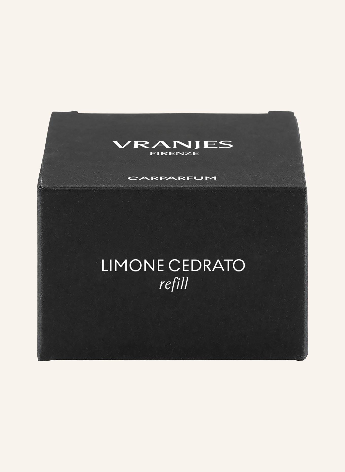 Dr. Vranjes Car Air Freshener Refill: LEMON CEDRATO: BLACK