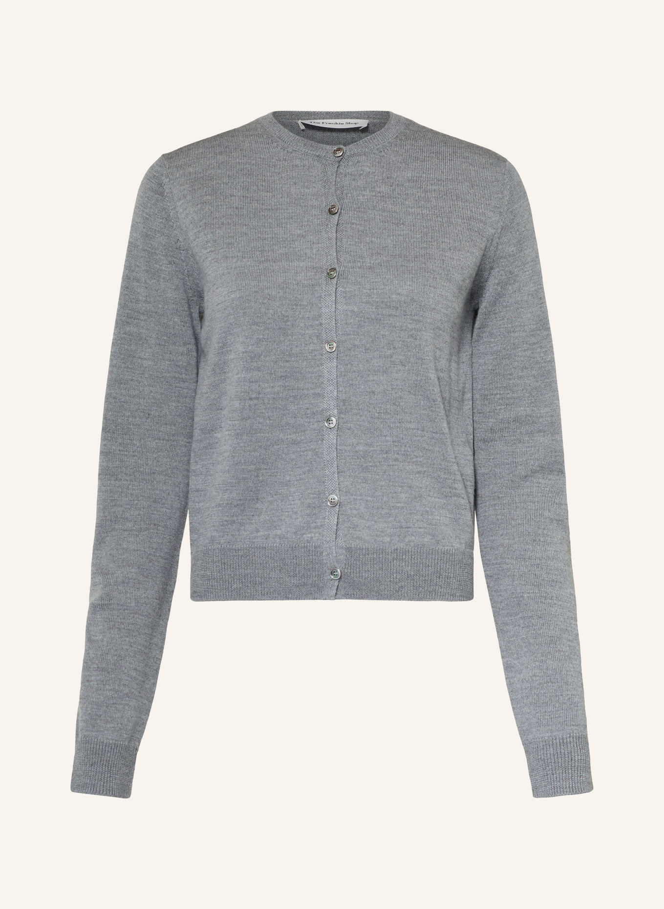 The Frankie Shop Pletený svetr NOMI z merino vlny: ŠEDÁ