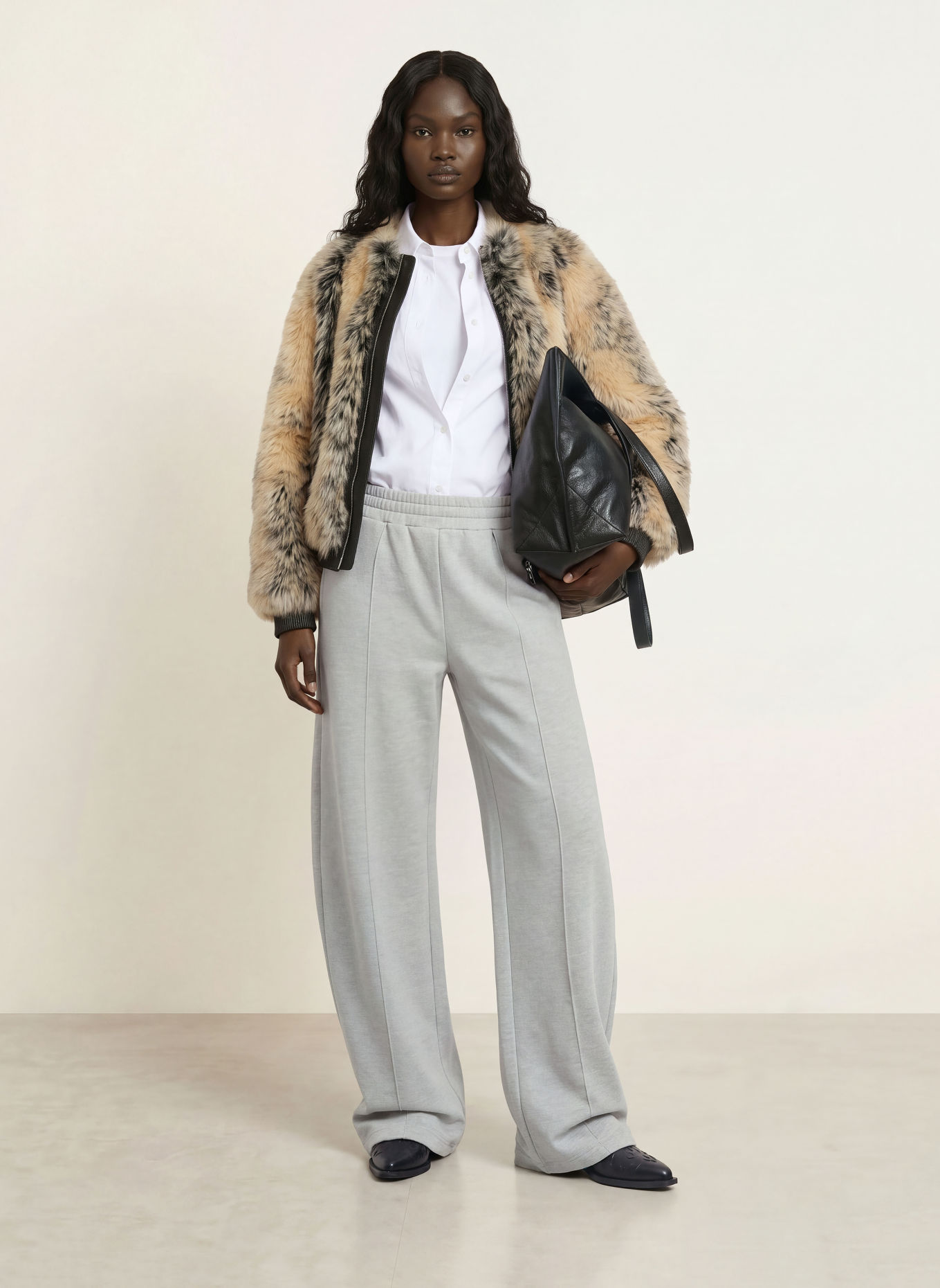 The Frankie Shop MIRRA Sweatpants: GRAY