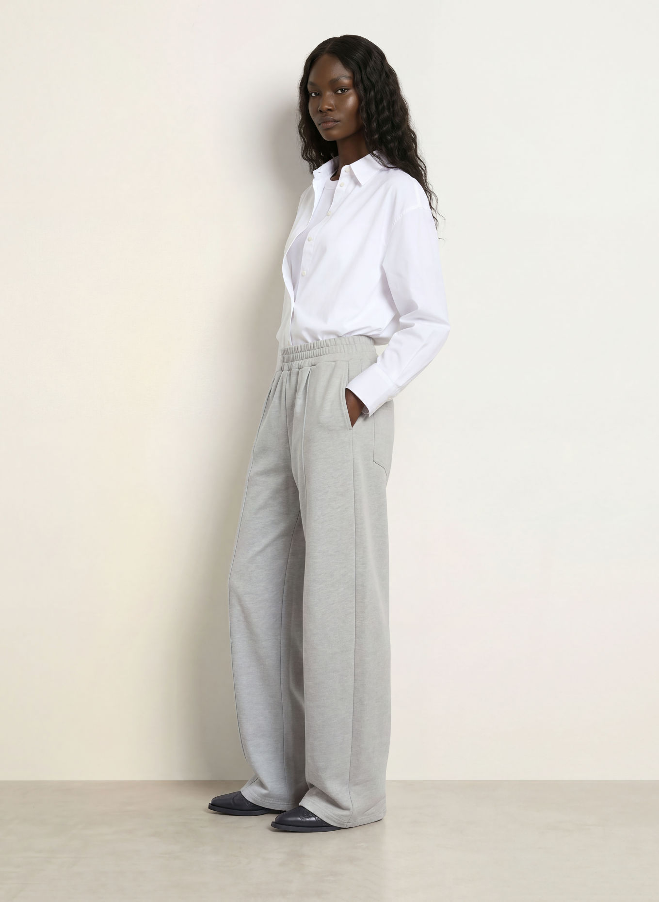 The Frankie Shop MIRRA Sweatpants: GRAY