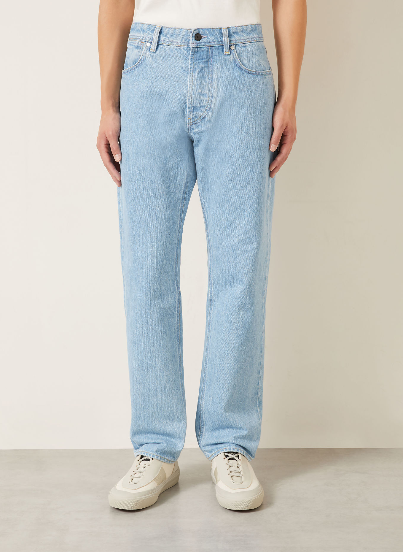 STONE ISLAND Jeans DENIM PROJECT Regular Straight Fit: VJ204 BLUE LIGHT WASH