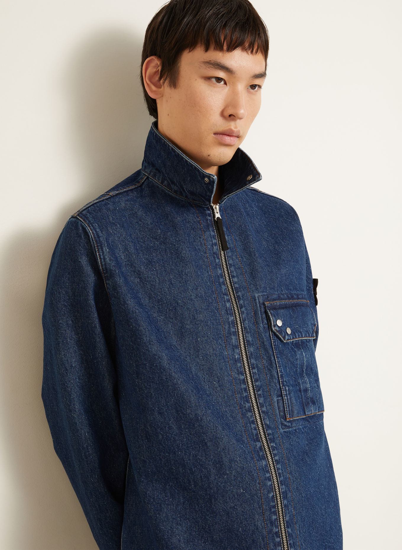 STONE ISLAND Jeans-Overshirt DENIM PROJECT: VJ202 BLUE MEDIUM WASH